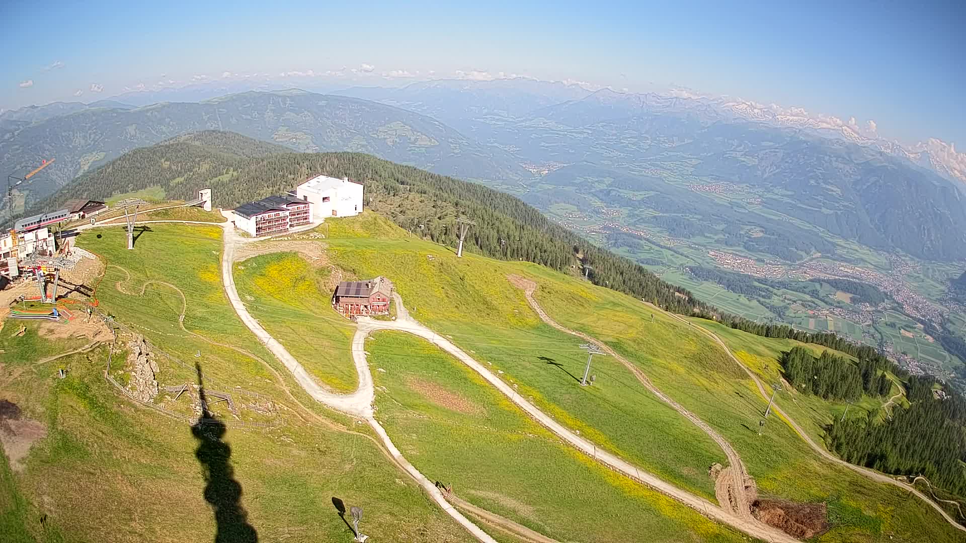 Stazione sciistica di Plan de Corones | vista su Brunico