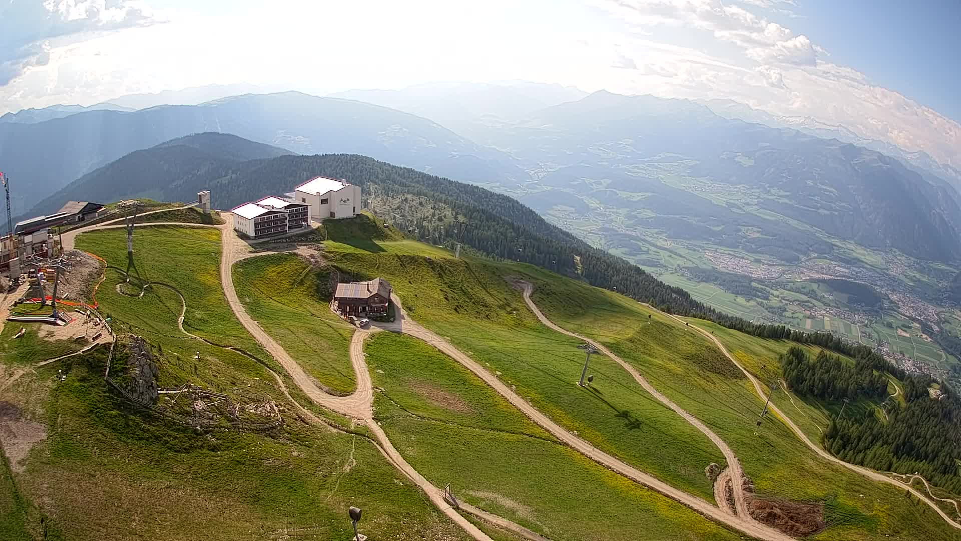Smučišče Kronplatz – vrh | pogled na Bruneck