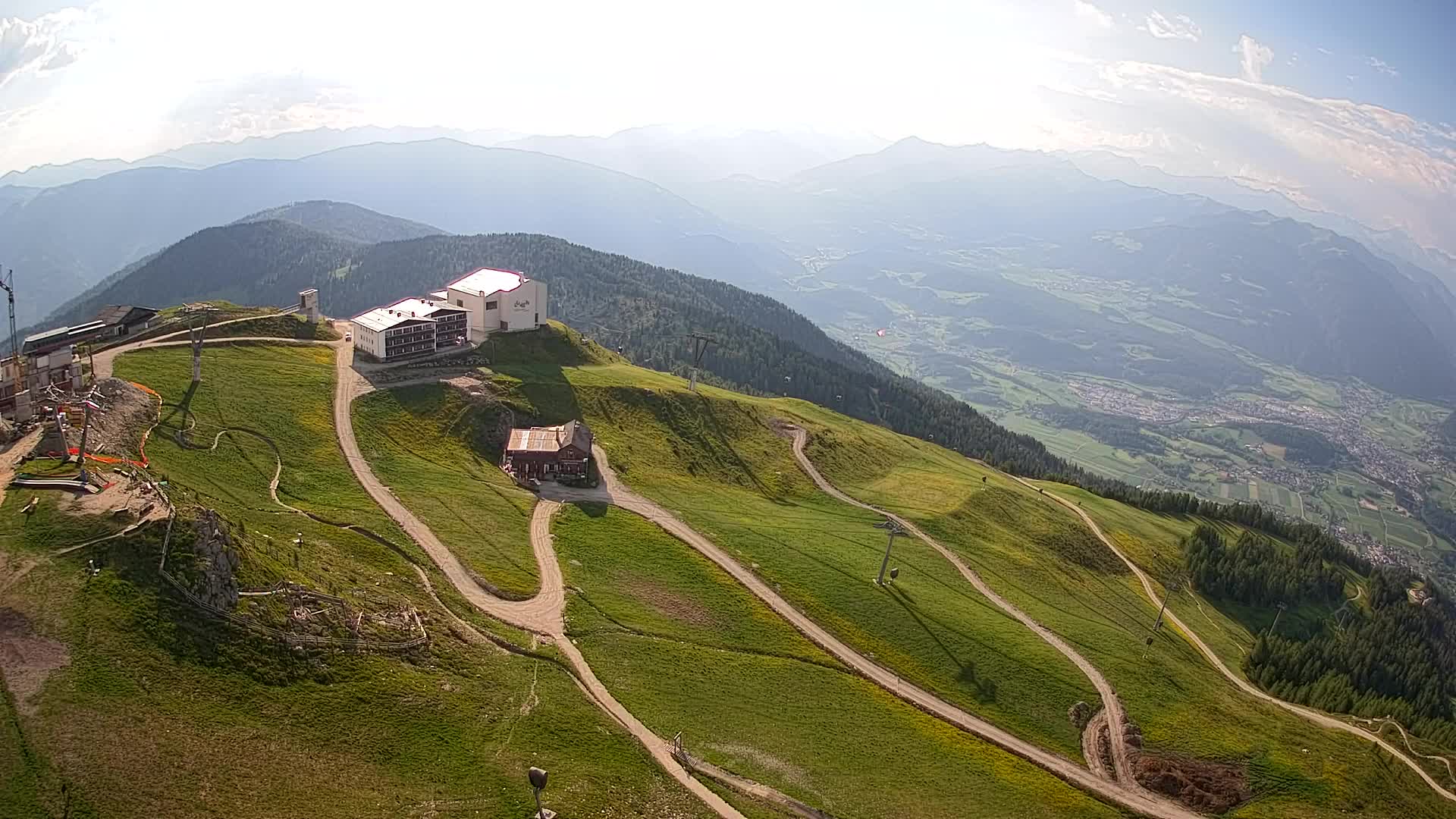 Kronplatz peak Ski resort | view to Bruneck