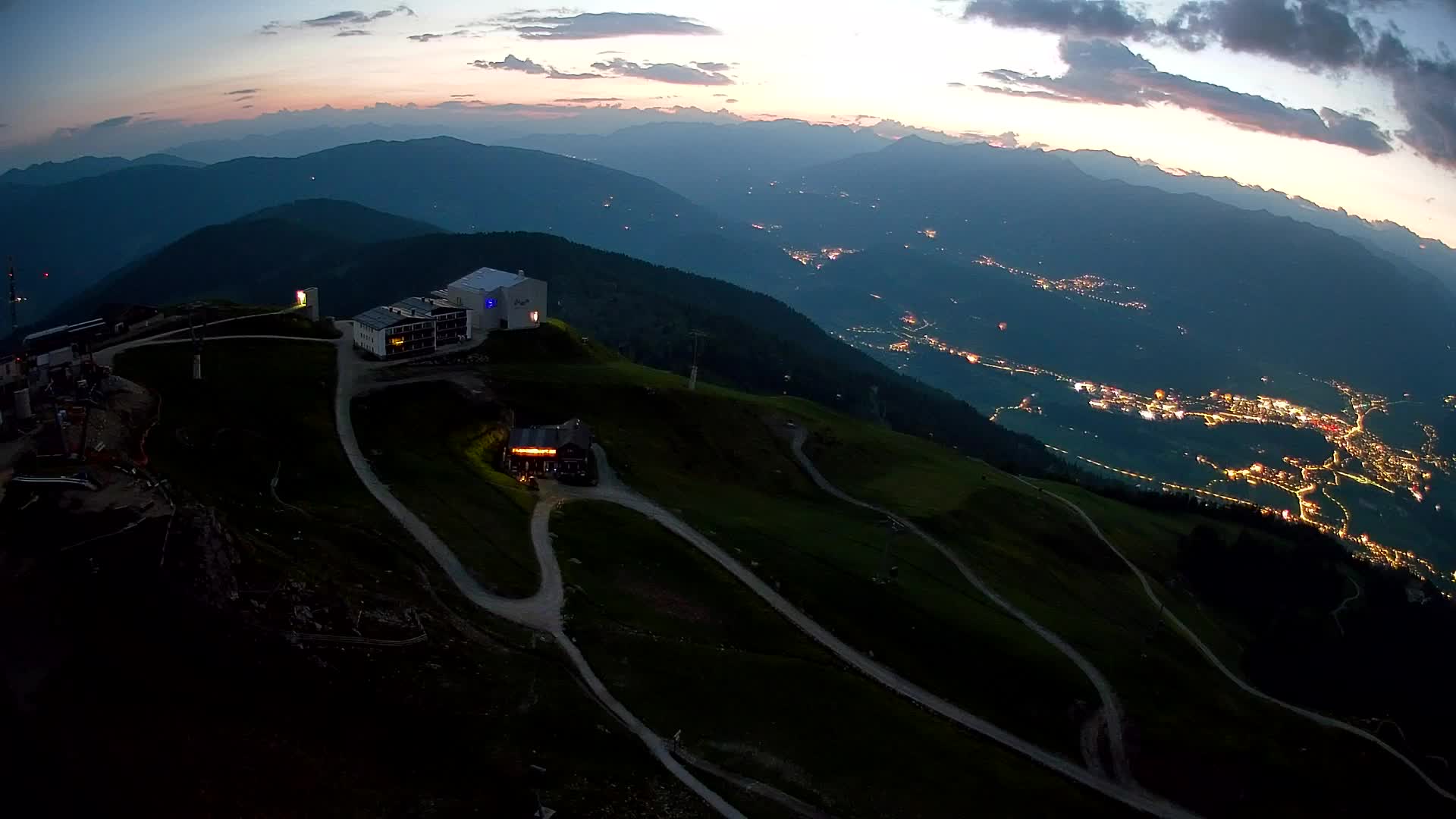 Kronplatz peak Ski resort | view to Bruneck