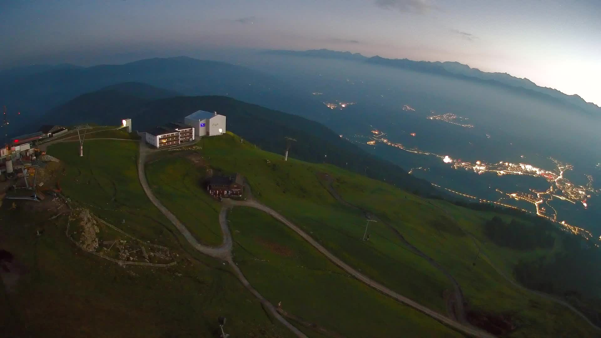 Kronplatz peak Ski resort | view to Bruneck