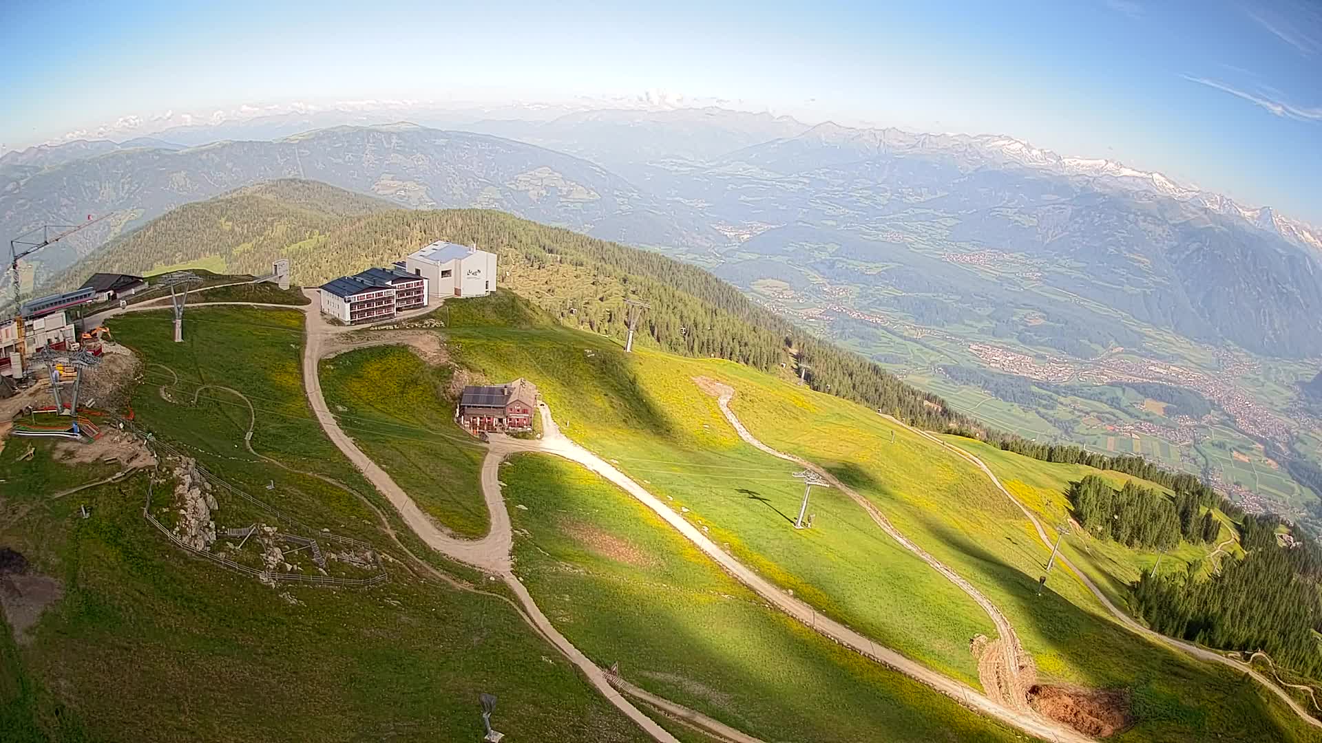 Stazione sciistica di Plan de Corones | vista su Brunico