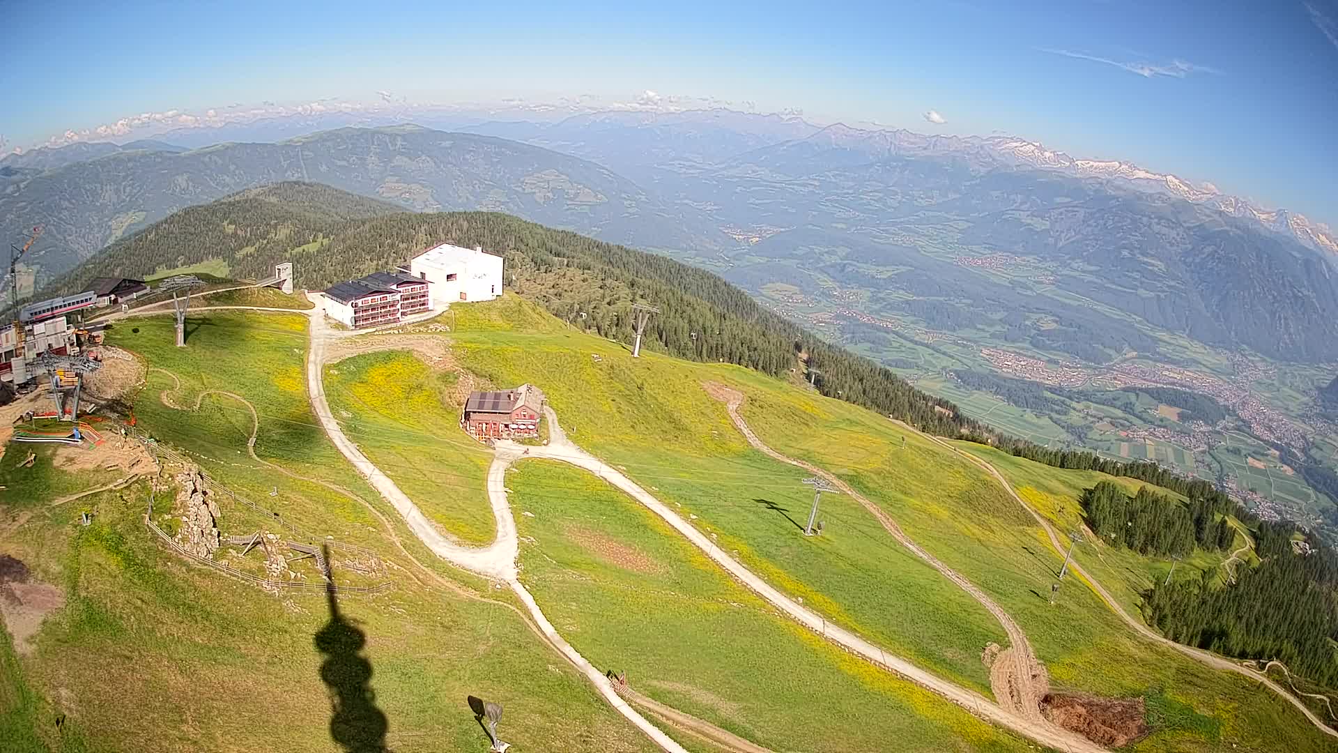Stazione sciistica di Plan de Corones | vista su Brunico