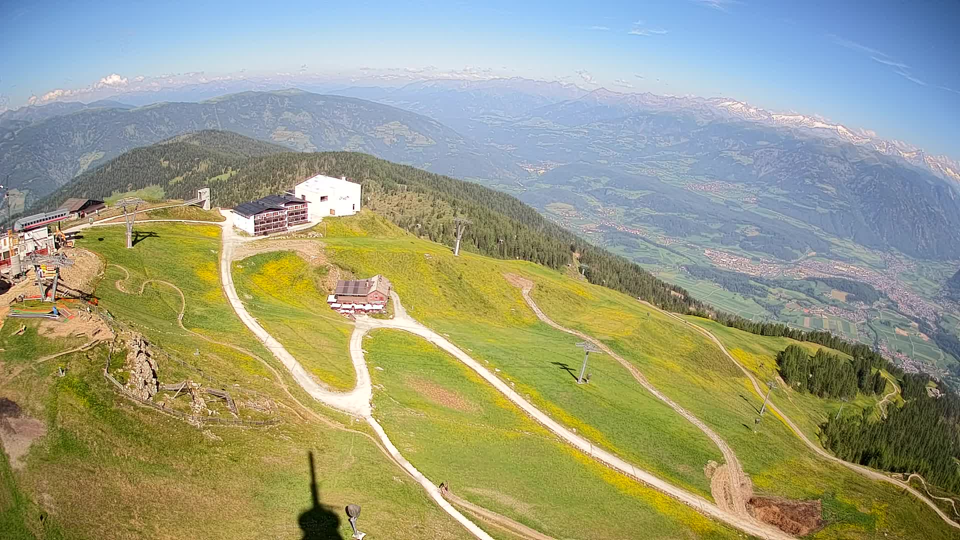 Kronplatz peak Ski resort | view to Bruneck
