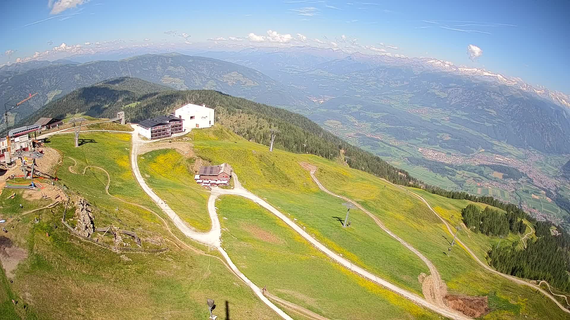 Smučišče Kronplatz – vrh | pogled na Bruneck