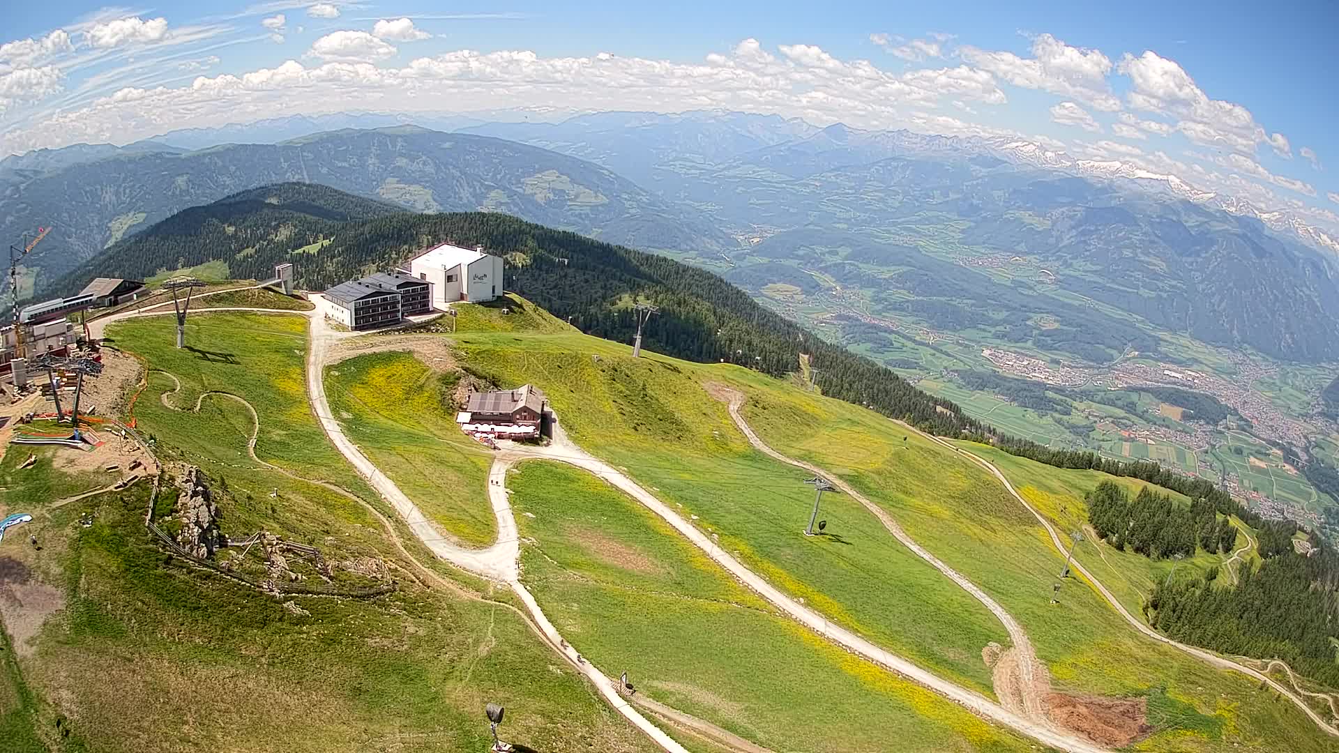 Smučišče Kronplatz – vrh | pogled na Bruneck