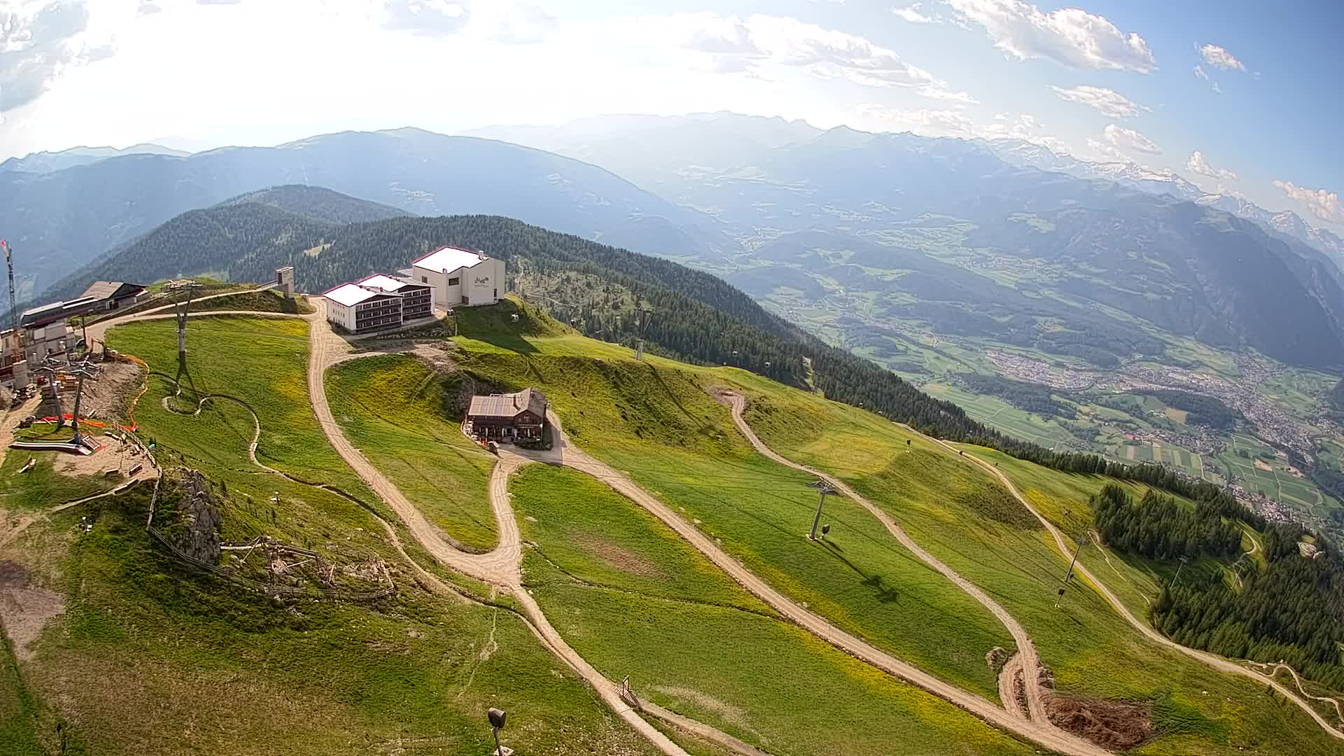 Smučišče Kronplatz – vrh | pogled na Bruneck
