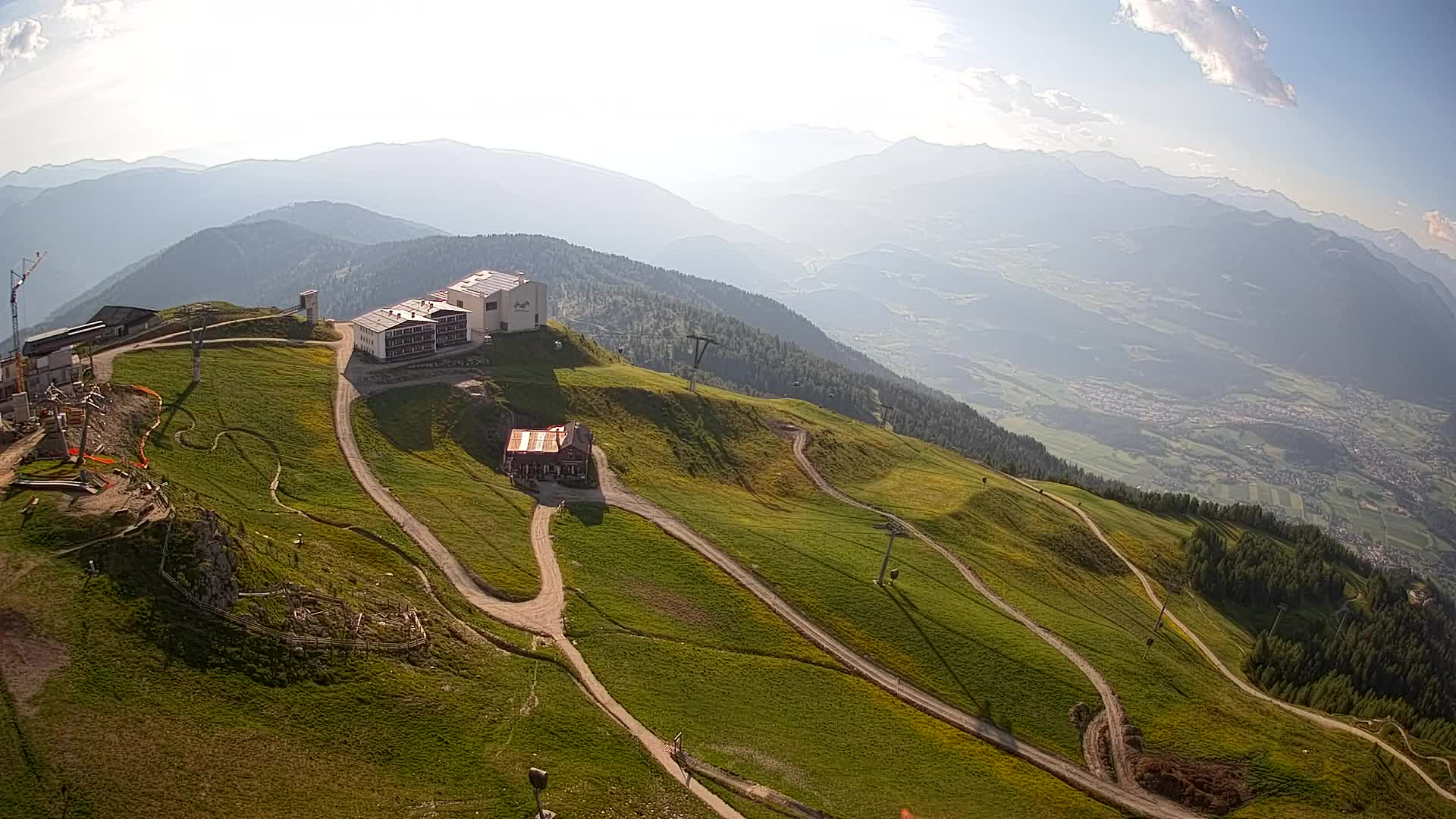 Kronplatz peak Ski resort | view to Bruneck