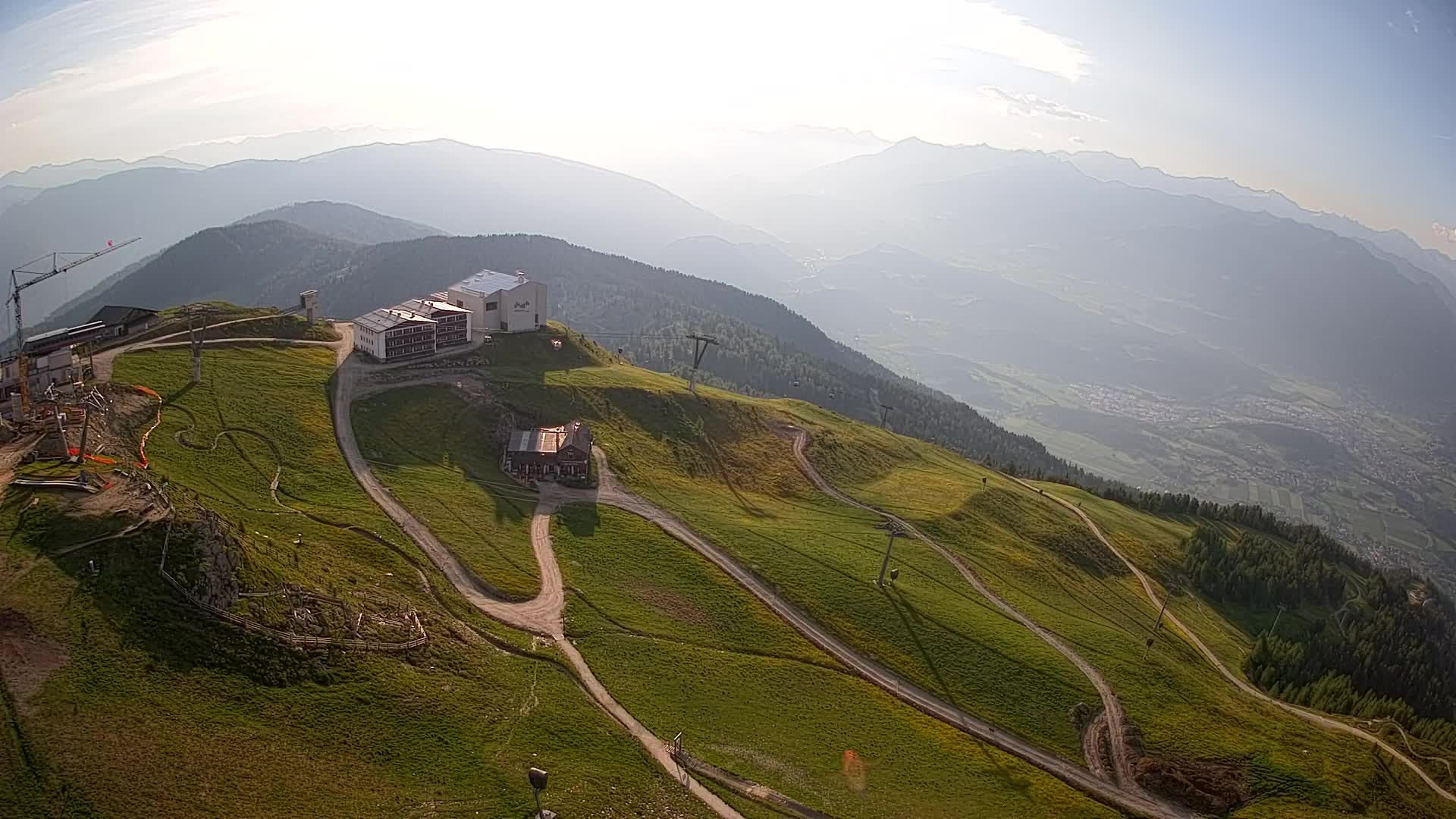 Kronplatz peak Ski resort | view to Bruneck