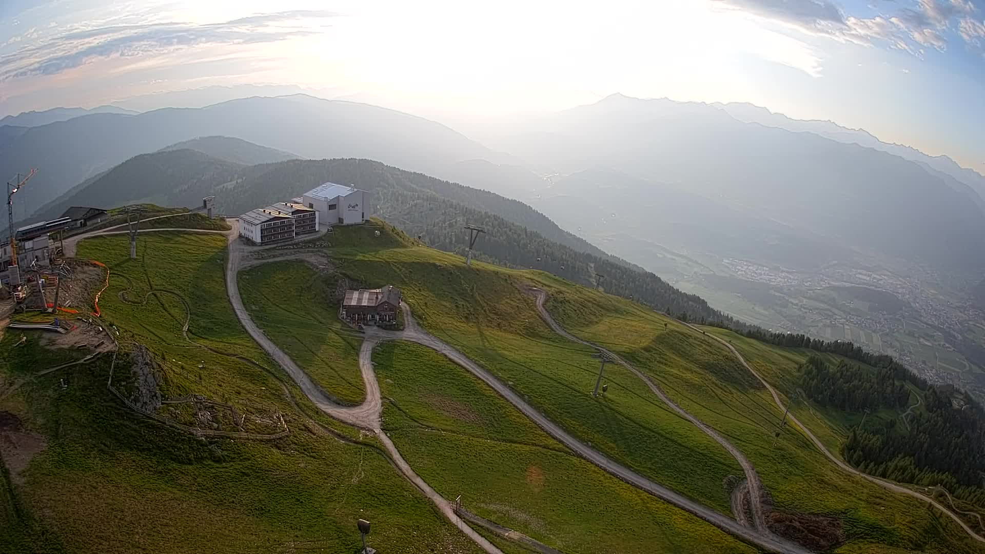 Kronplatz peak Ski resort | view to Bruneck