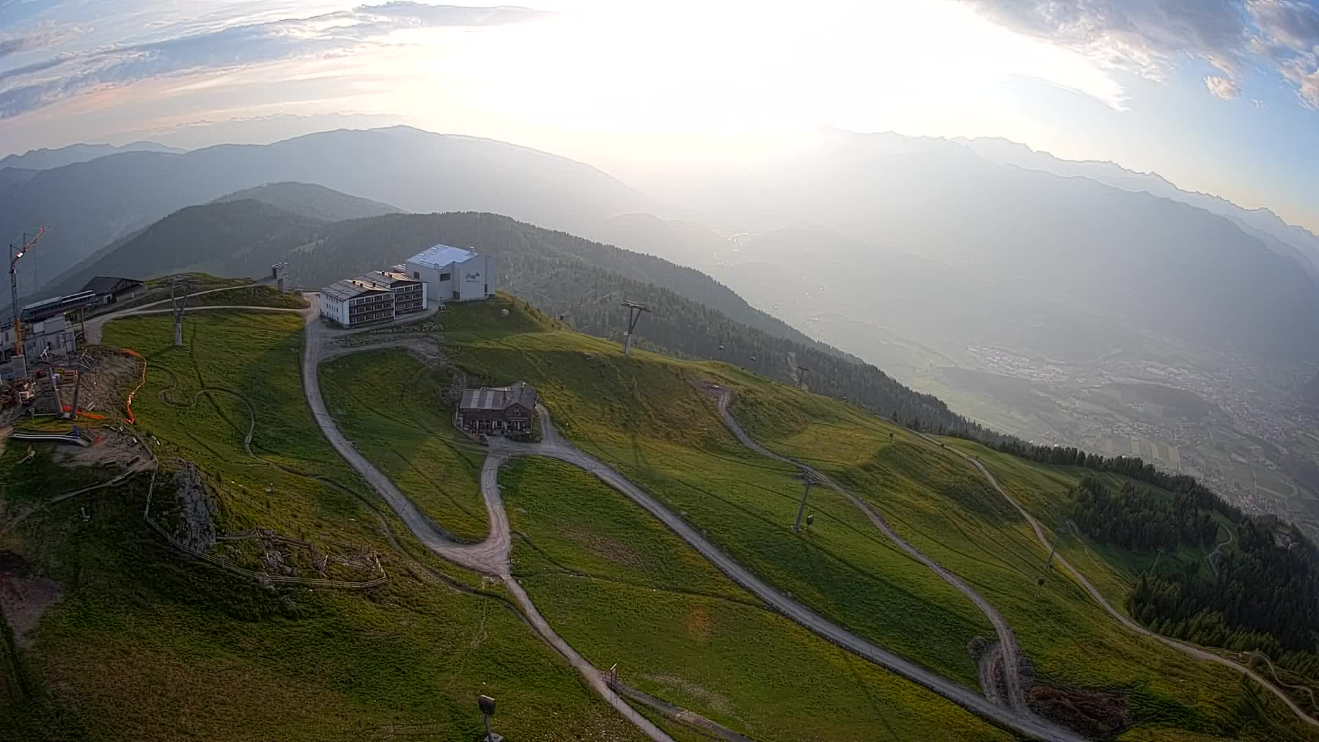 Kronplatz peak Ski resort | view to Bruneck