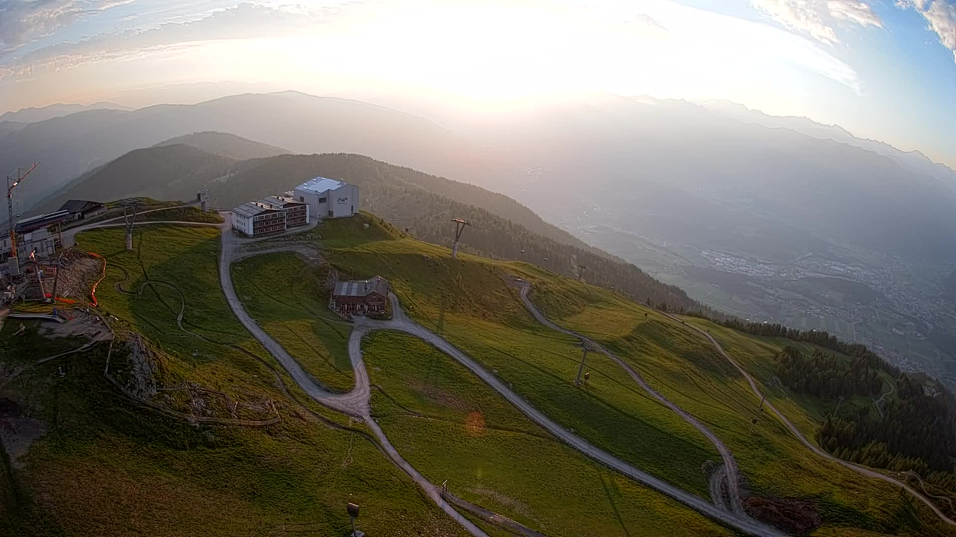 Kronplatz peak Ski resort | view to Bruneck