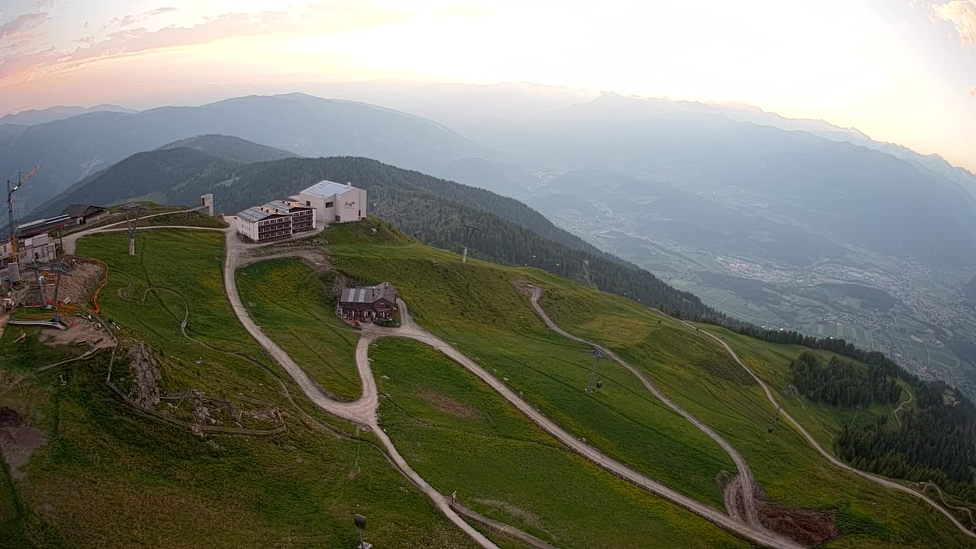 Kronplatz peak Ski resort | view to Bruneck