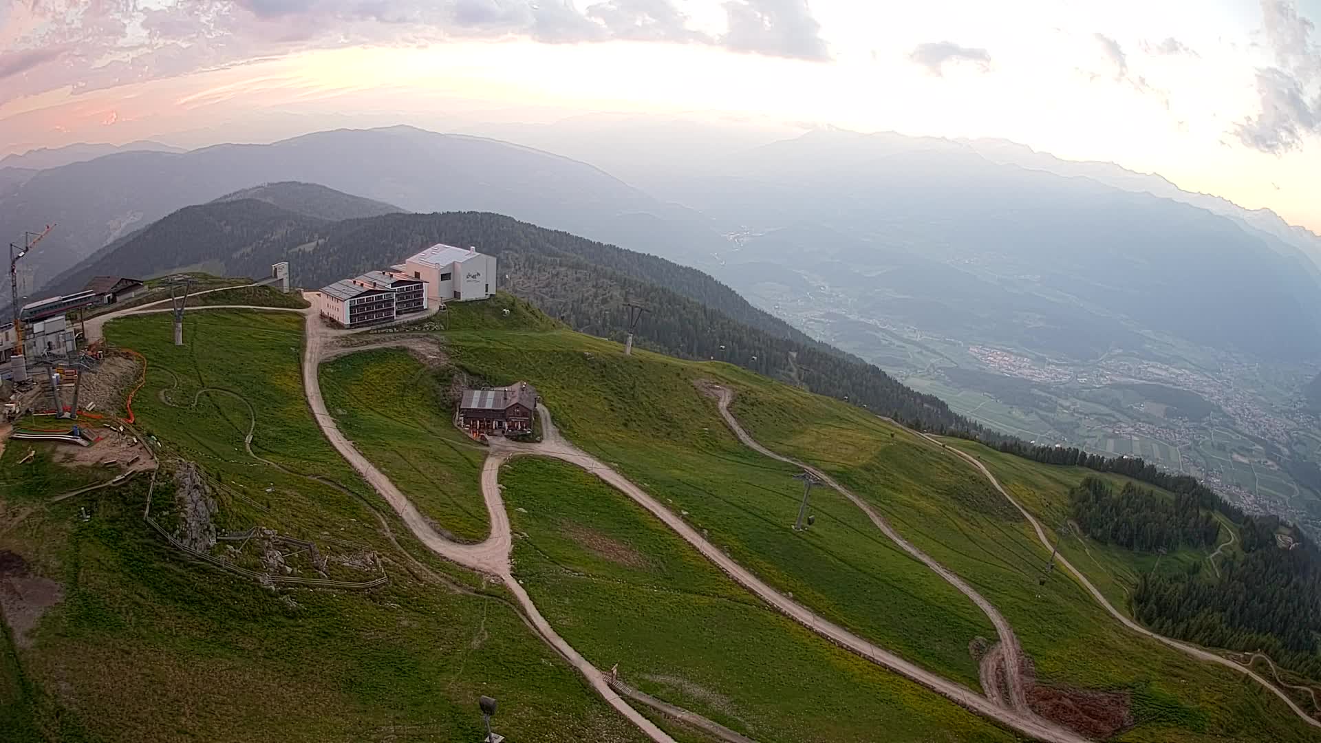Kronplatz peak Ski resort | view to Bruneck