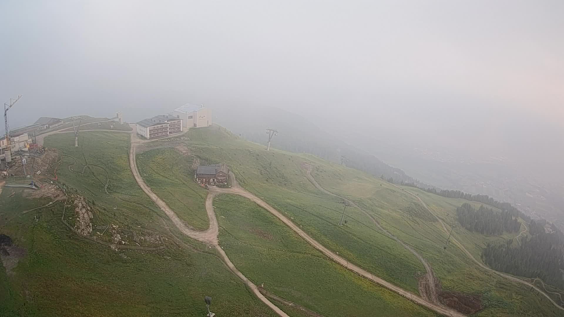 Kronplatz peak Ski resort | view to Bruneck