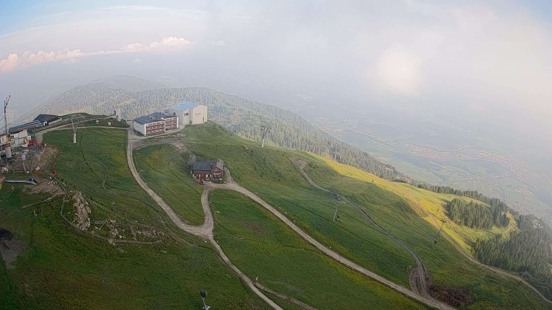 Stazione sciistica di Plan de Corones | vista su Brunico