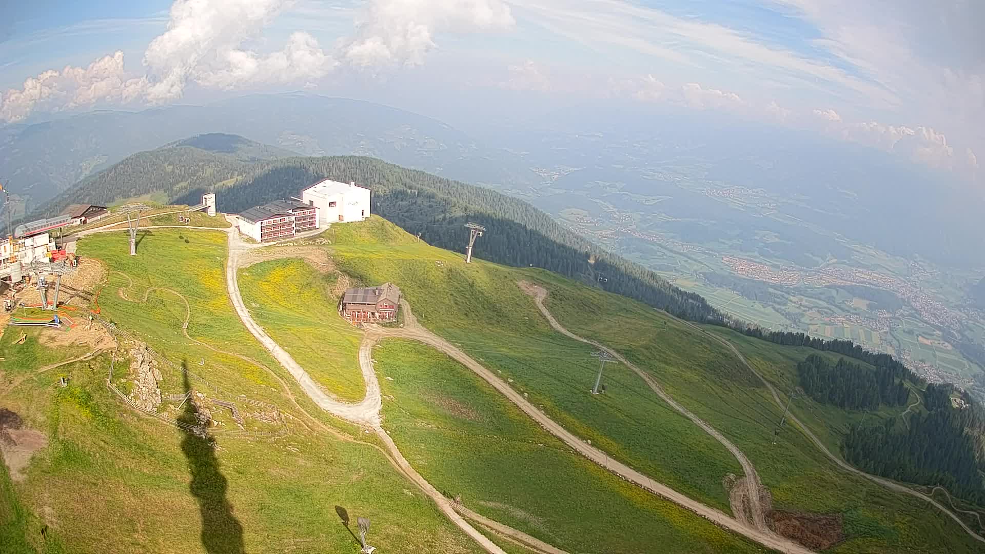 Stazione sciistica di Plan de Corones | vista su Brunico
