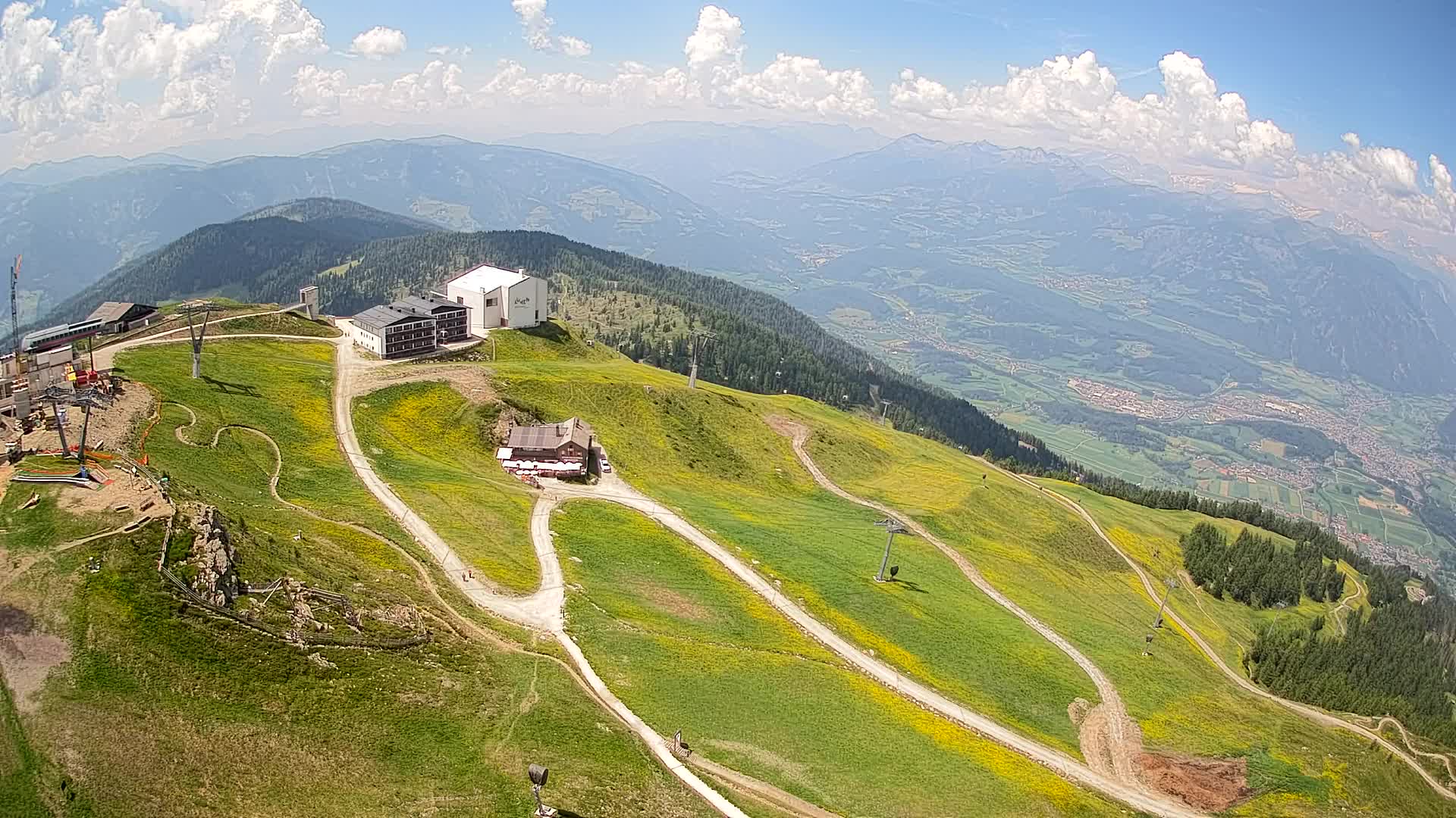 Smučišče Kronplatz – vrh | pogled na Bruneck