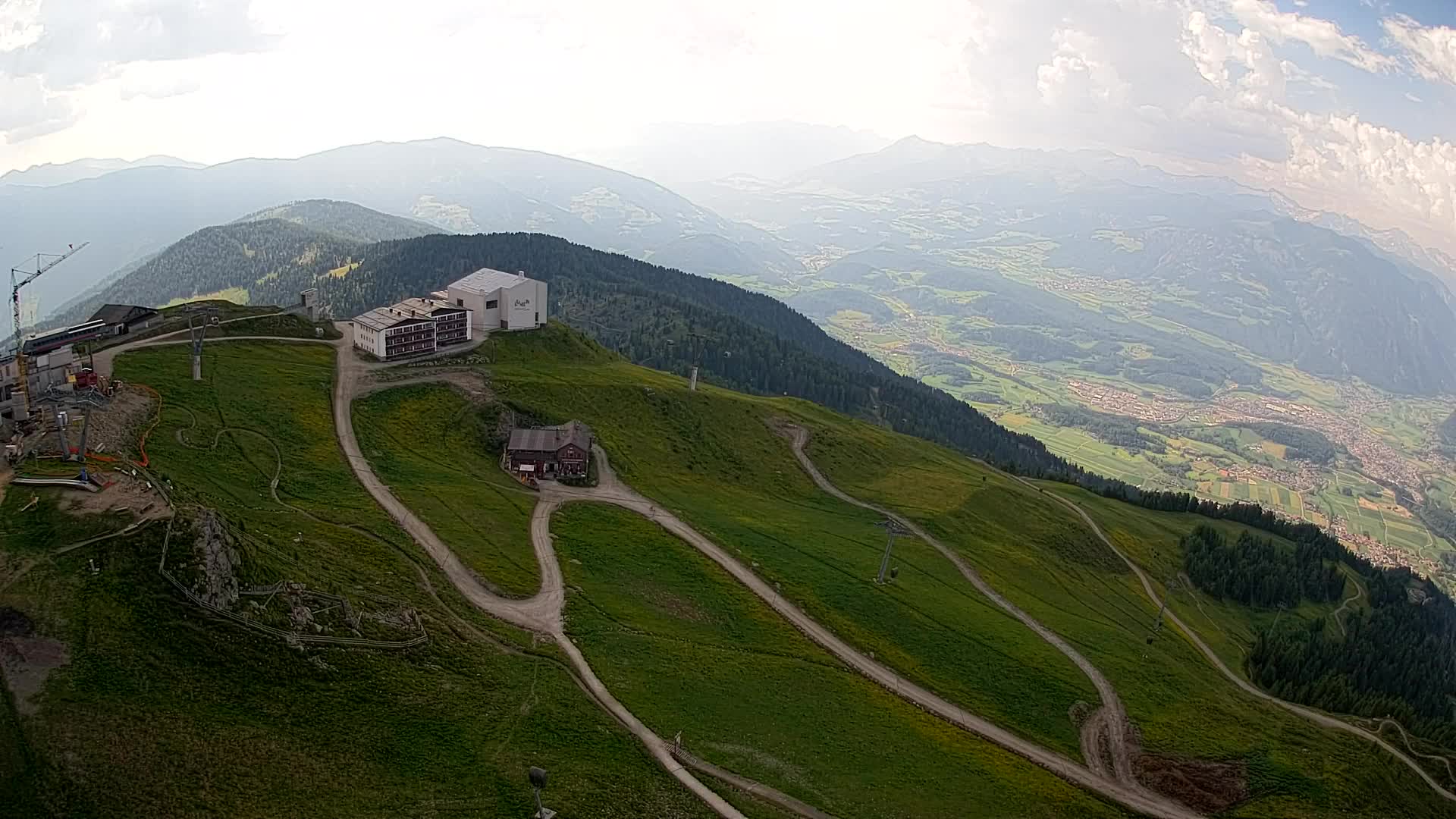 Smučišče Kronplatz – vrh | pogled na Bruneck