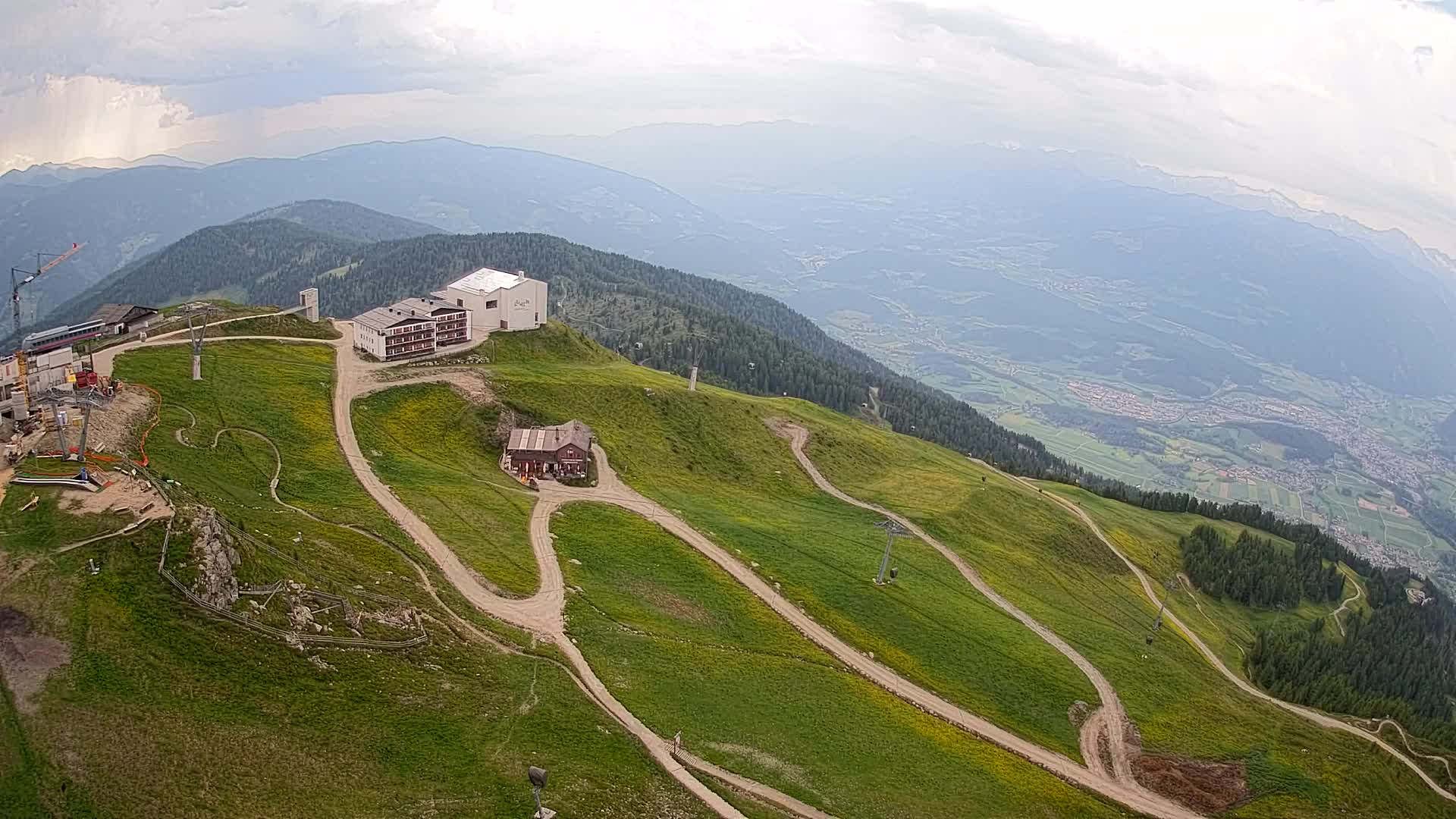 Smučišče Kronplatz – vrh | pogled na Bruneck