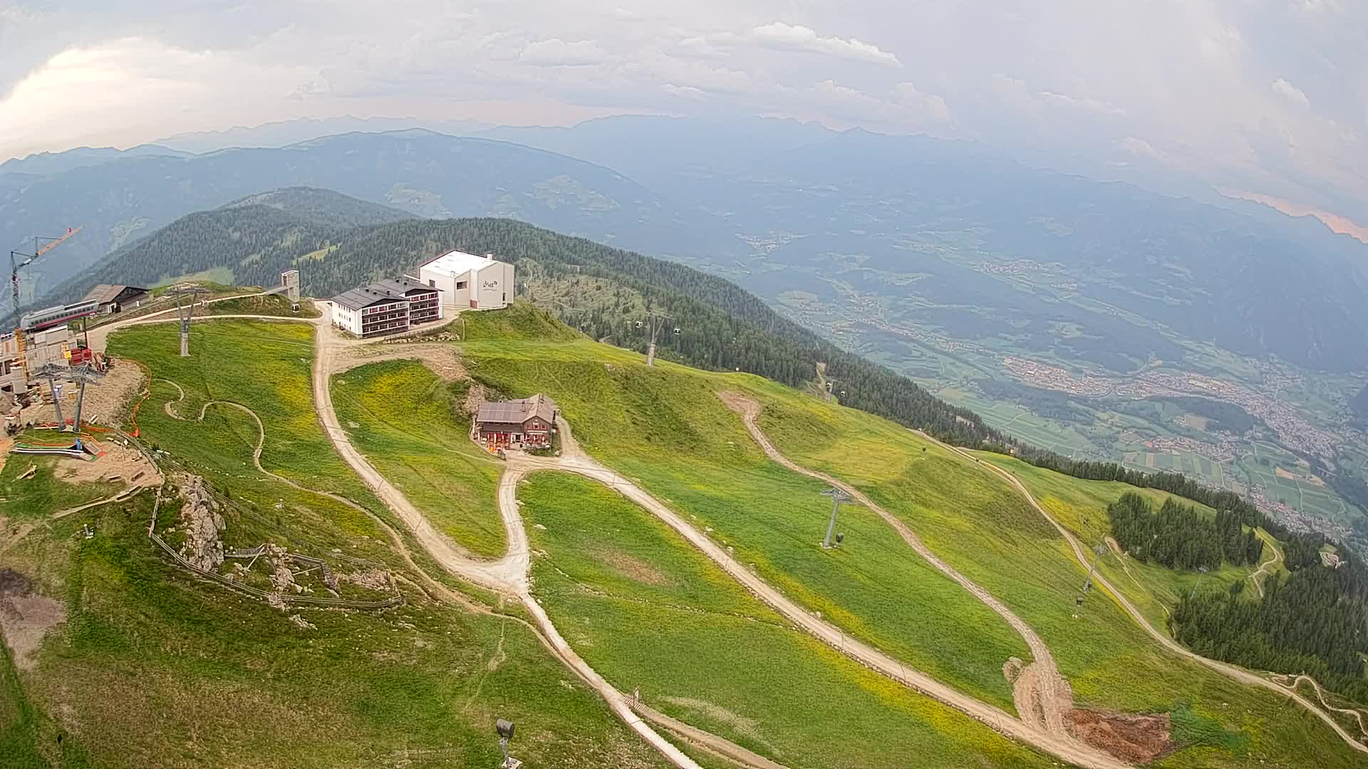 Smučišče Kronplatz – vrh | pogled na Bruneck