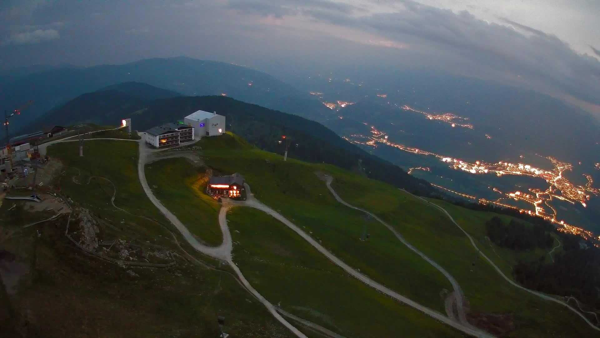 Kronplatz peak Ski resort | view to Bruneck