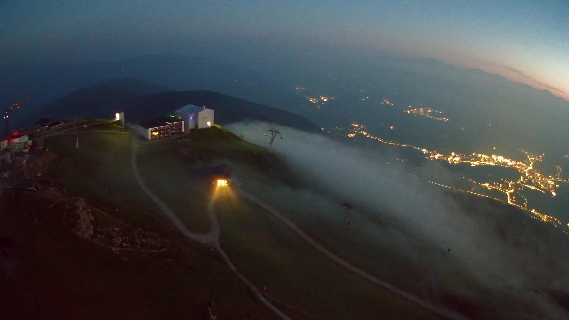 Kronplatz peak Ski resort | view to Bruneck