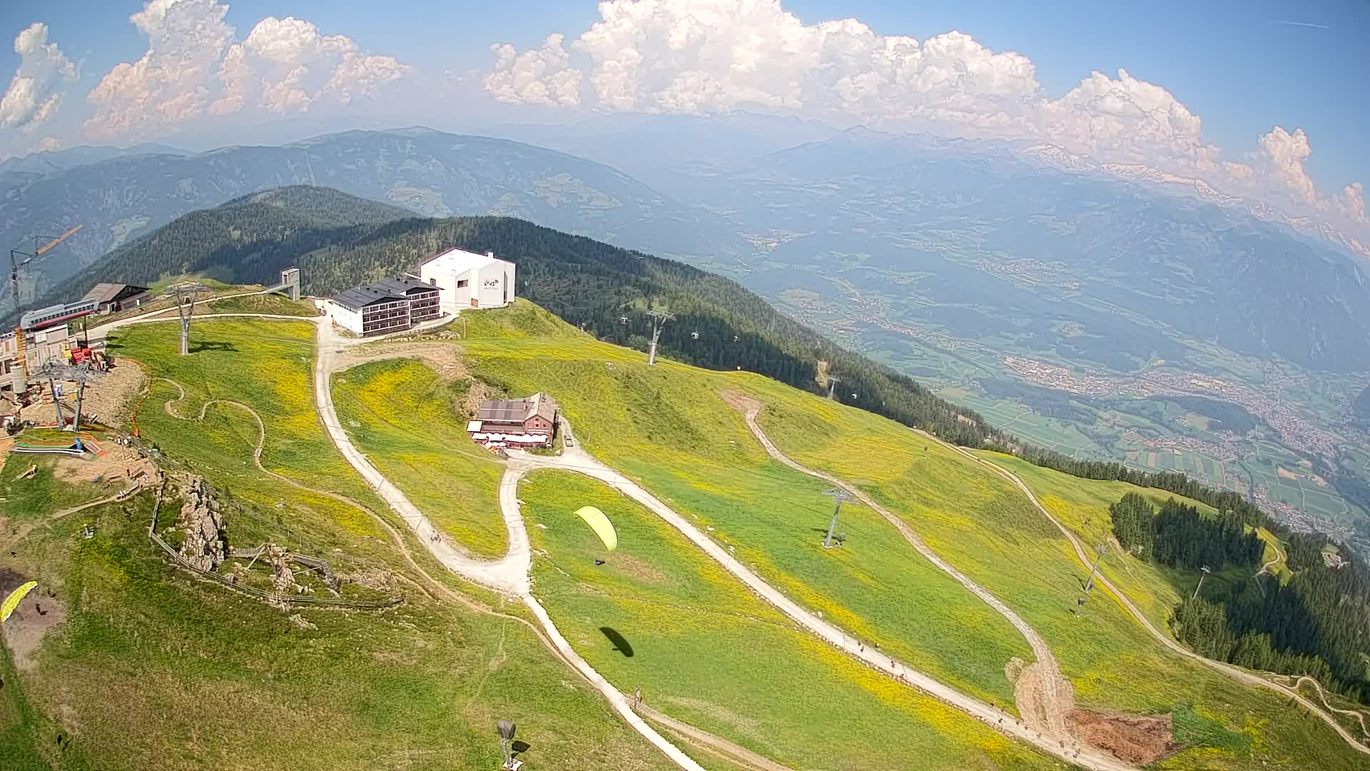 Kronplatz peak Ski resort | view to Bruneck