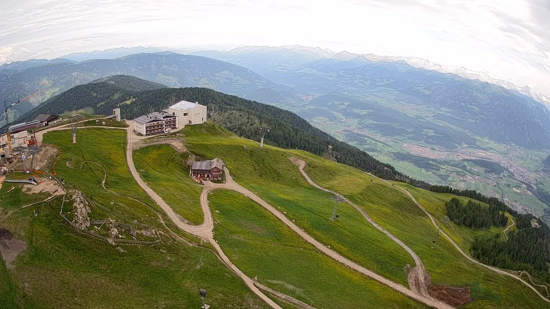 Smučišče Kronplatz – vrh | pogled na Bruneck