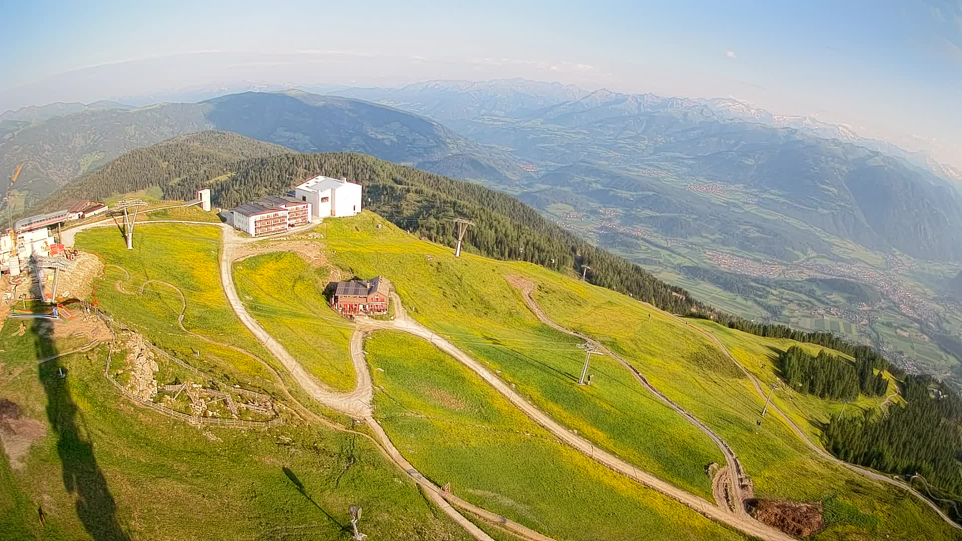 Stazione sciistica di Plan de Corones | vista su Brunico