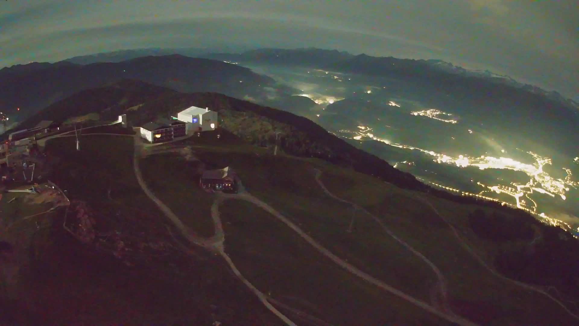 Kronplatz peak Ski resort | view to Bruneck