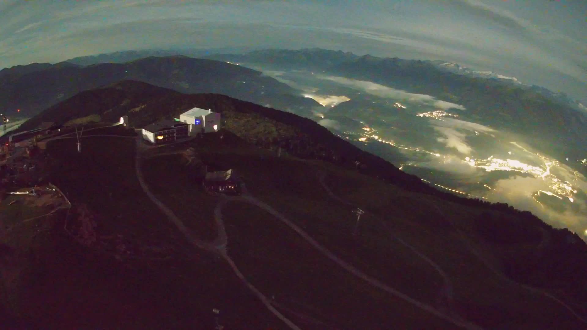Kronplatz peak Ski resort | view to Bruneck