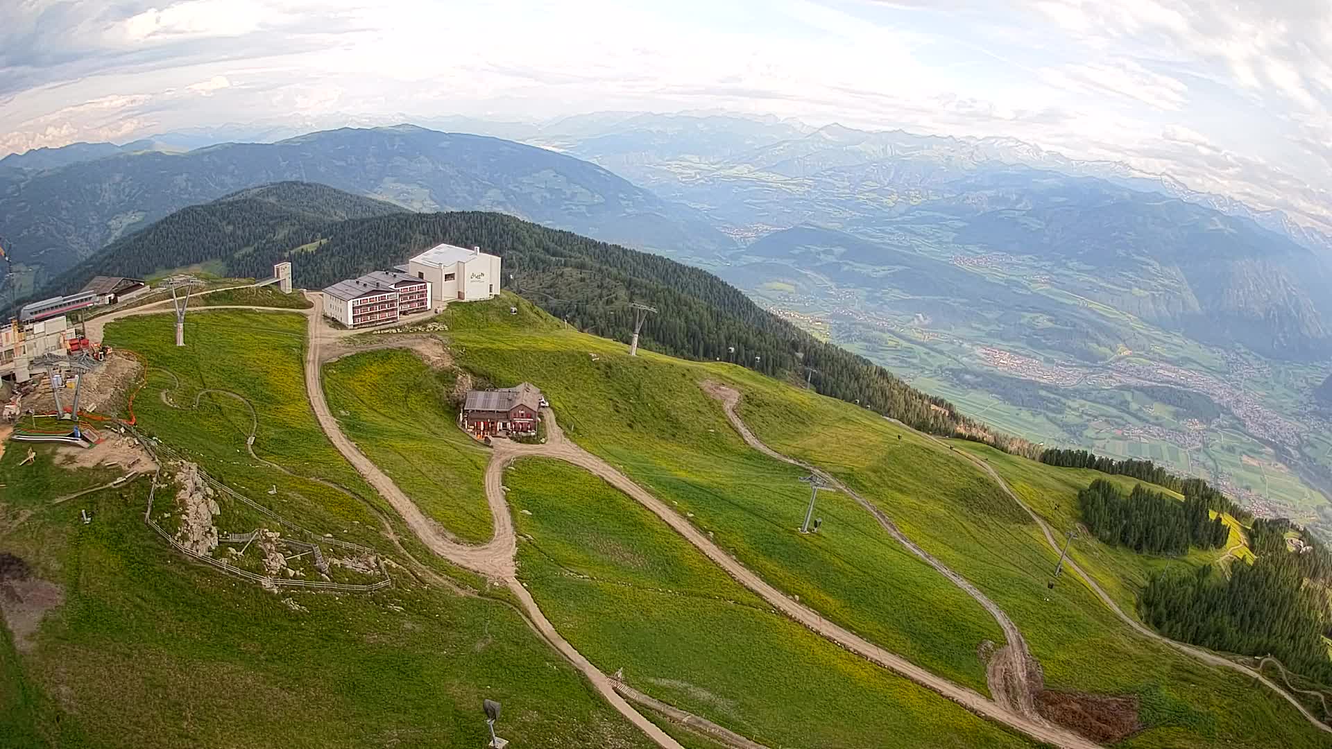 Smučišče Kronplatz – vrh | pogled na Bruneck