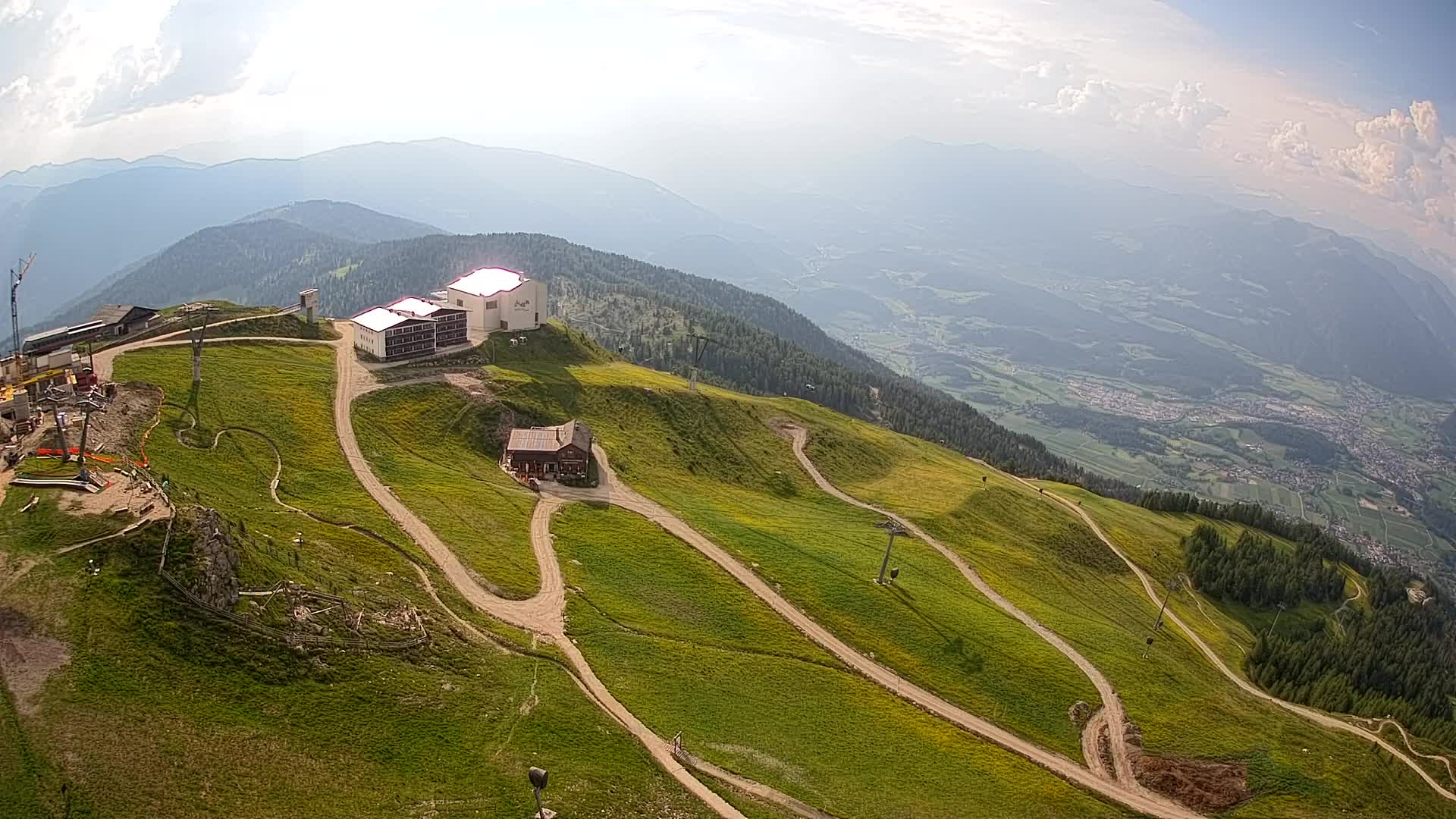 Smučišče Kronplatz – vrh | pogled na Bruneck