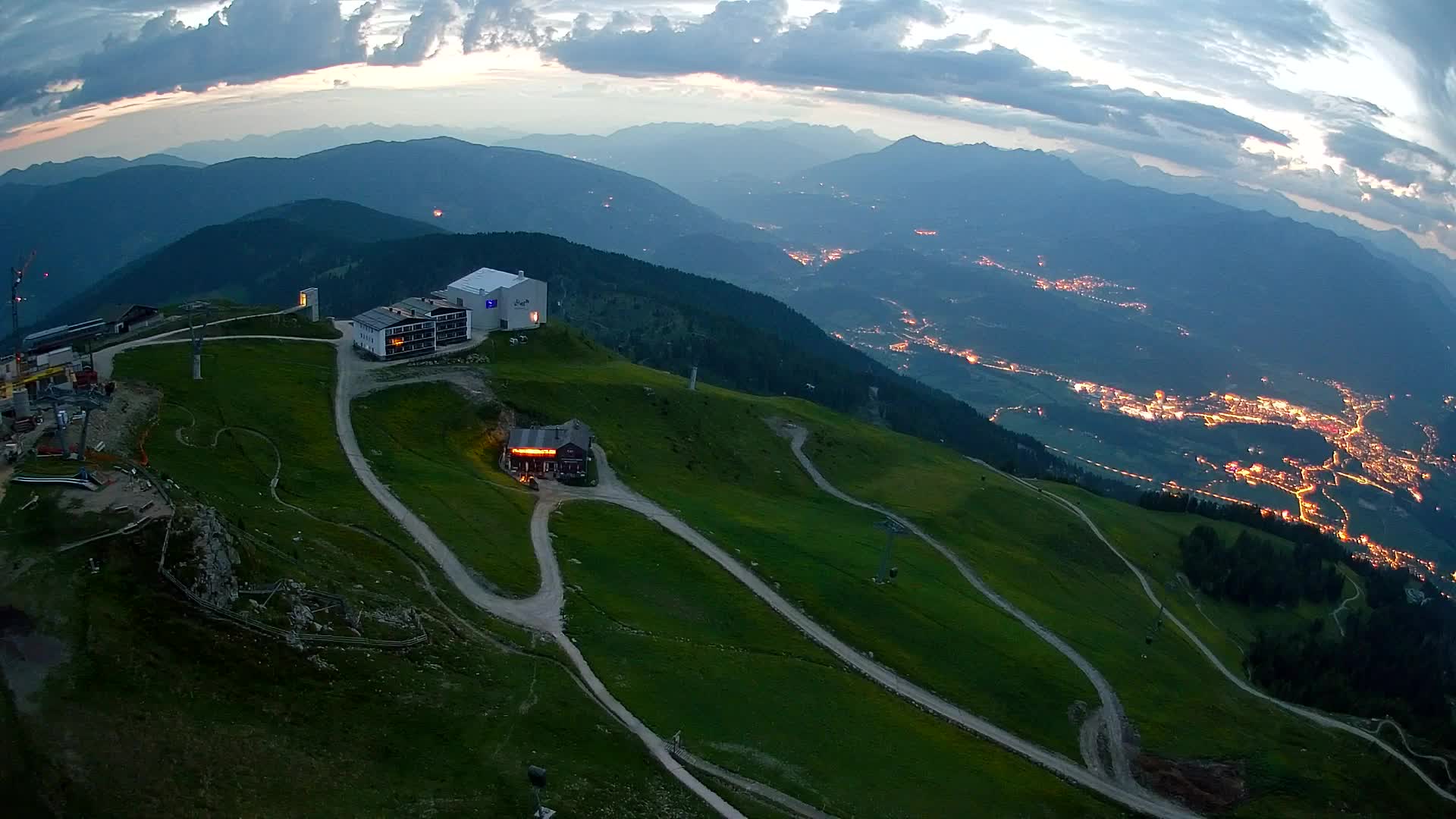 Kronplatz peak Ski resort | view to Bruneck