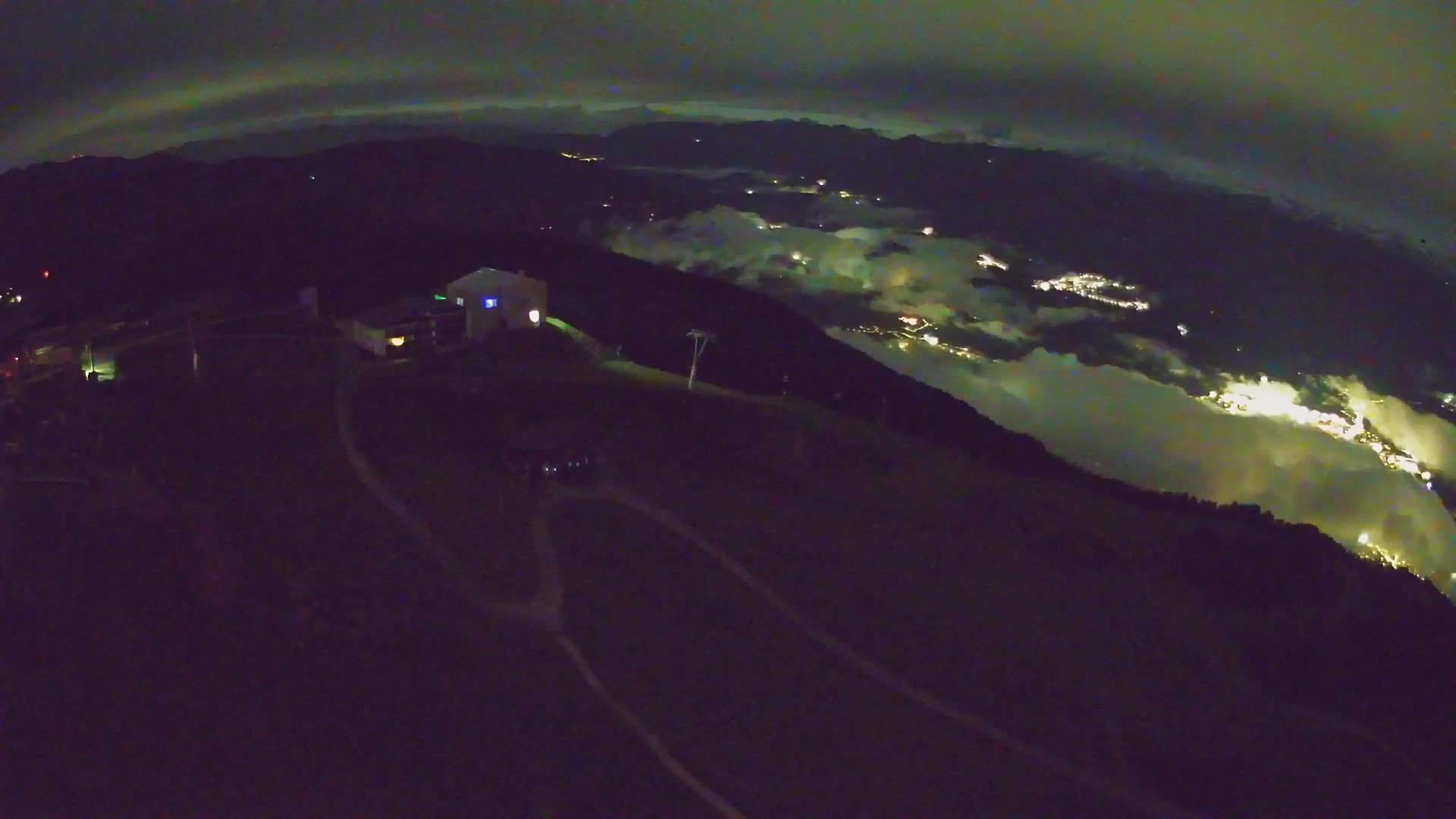 Kronplatz peak Ski resort | view to Bruneck