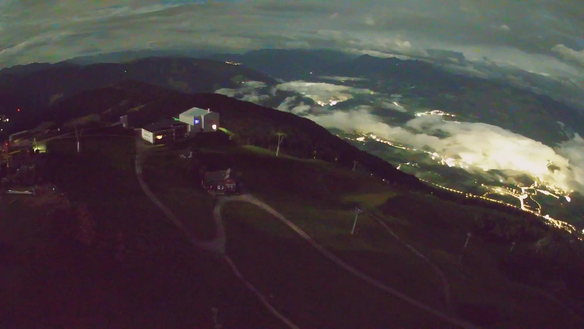 Skigebiet Kronplatz Gipfel | Blick auf Bruneck