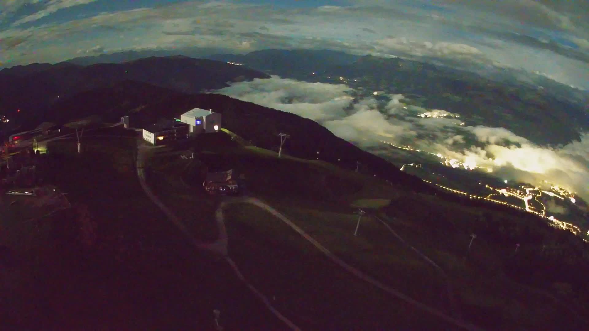 Station de ski Kronplatz sommet | vue sur Brunico