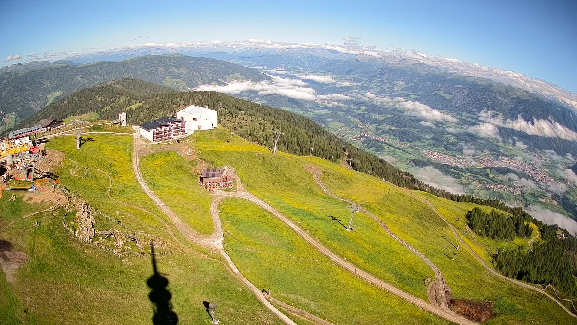 Smučišče Kronplatz – vrh | pogled na Bruneck