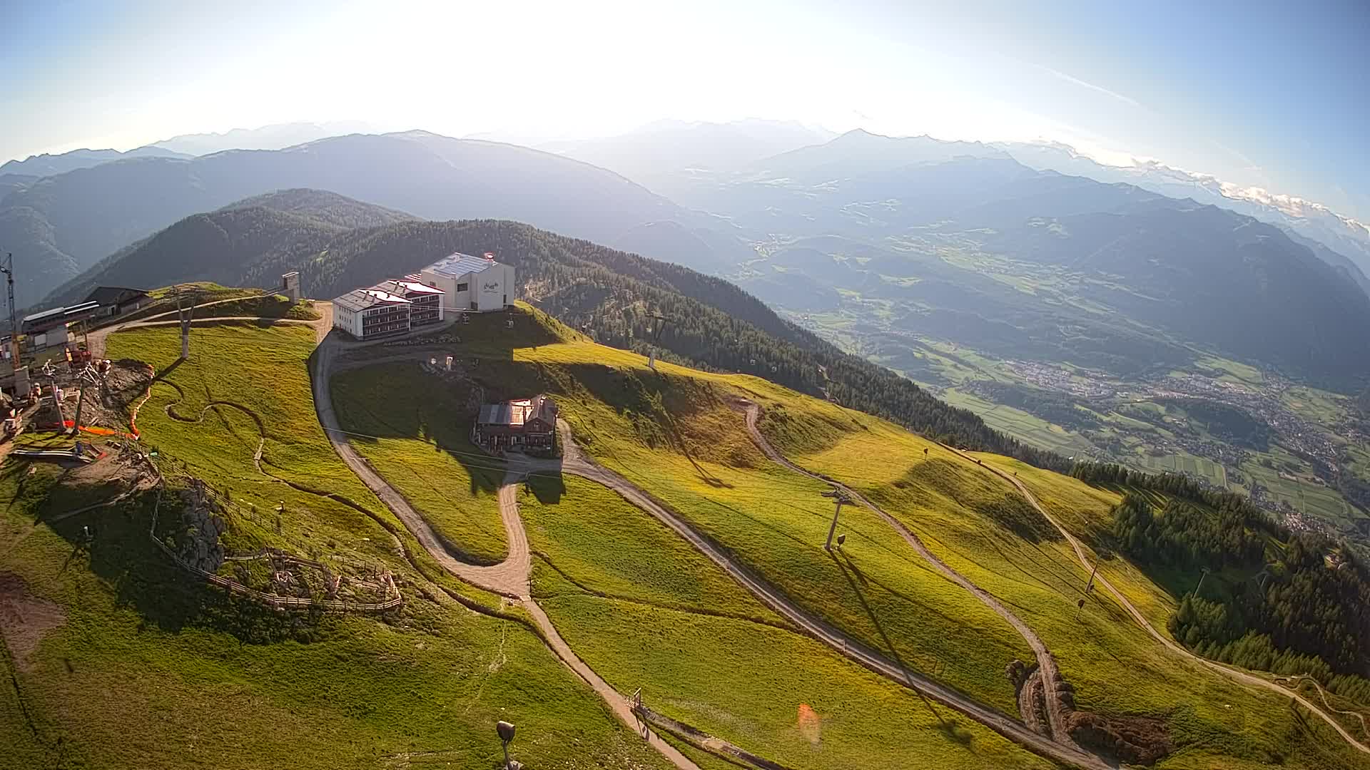 Stazione sciistica di Plan de Corones | vista su Brunico