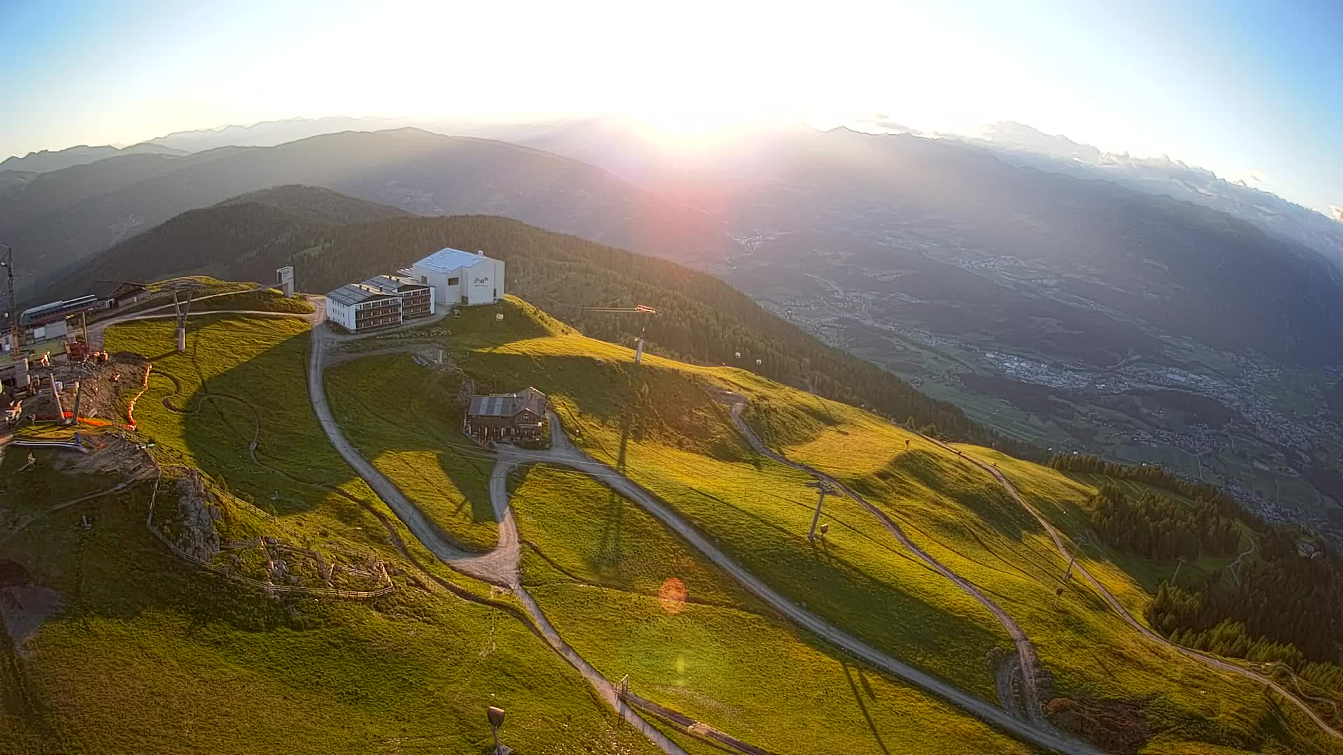 Kronplatz peak Ski resort | view to Bruneck
