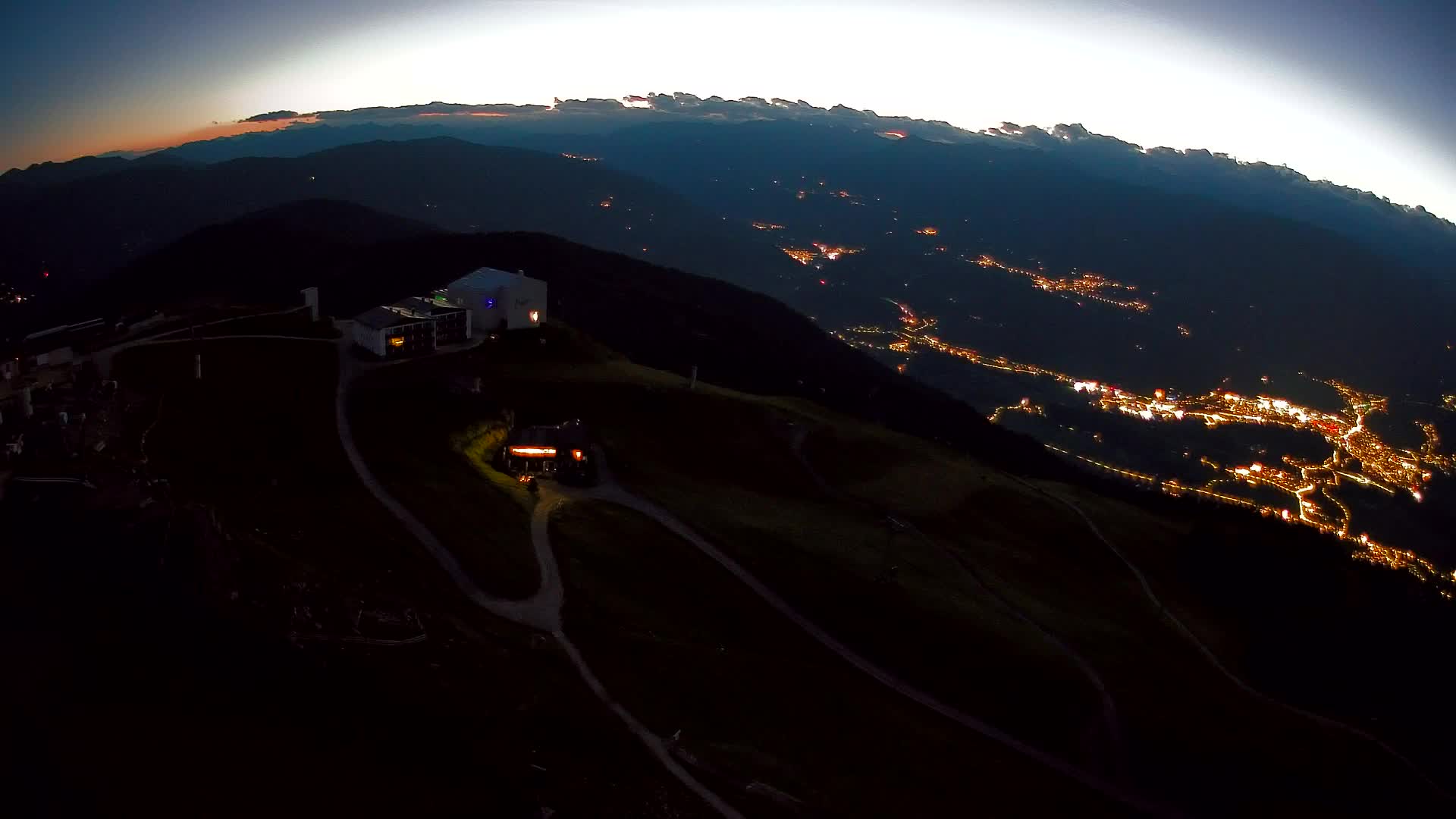Kronplatz peak Ski resort | view to Bruneck