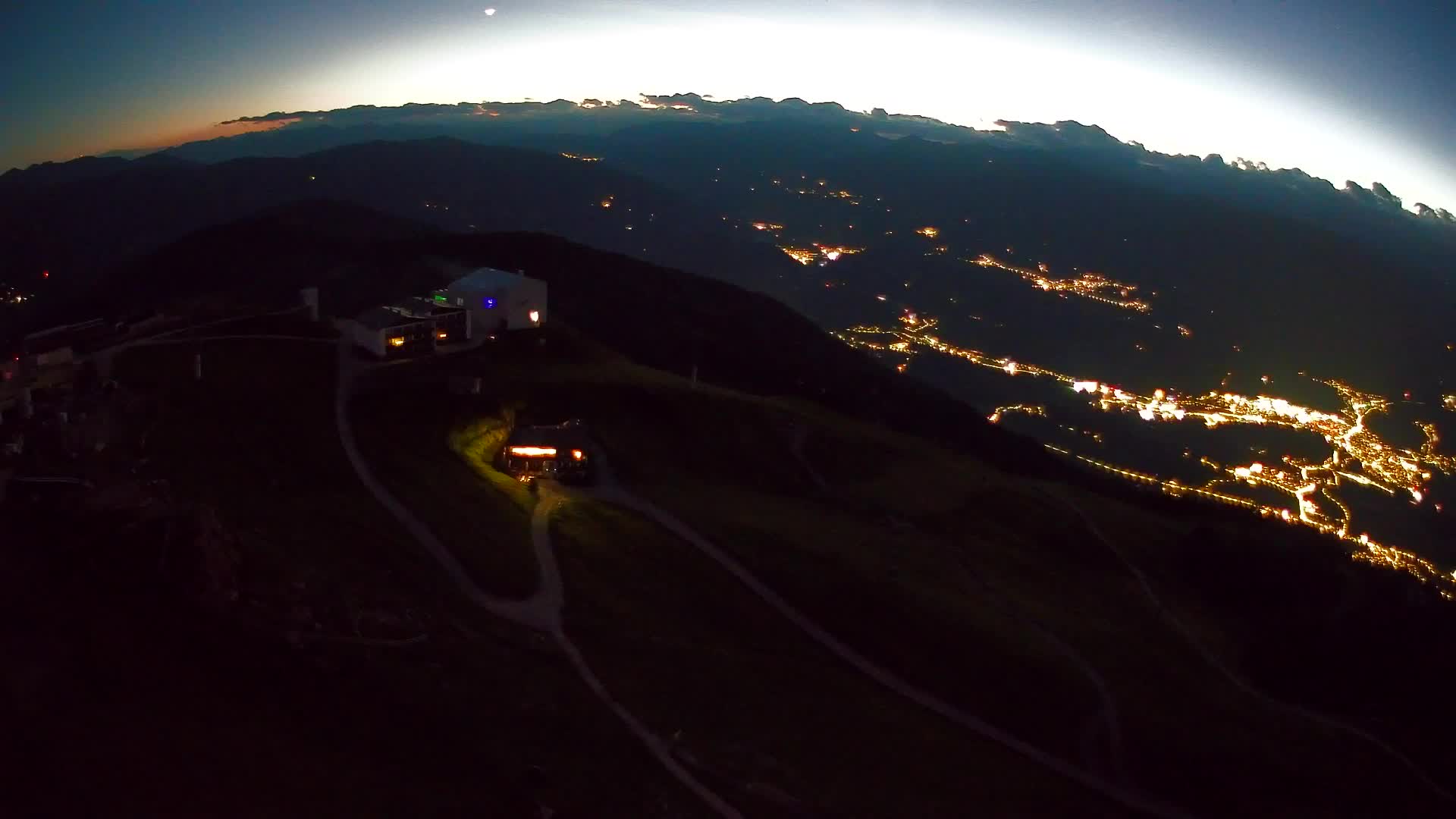 Station de ski Kronplatz sommet | vue sur Brunico