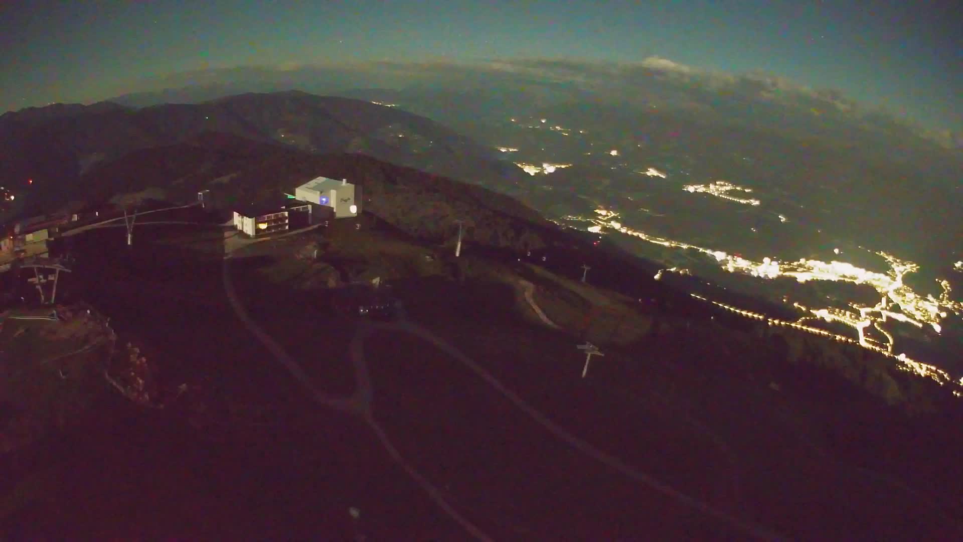 Skigebiet Kronplatz Gipfel | Blick auf Bruneck
