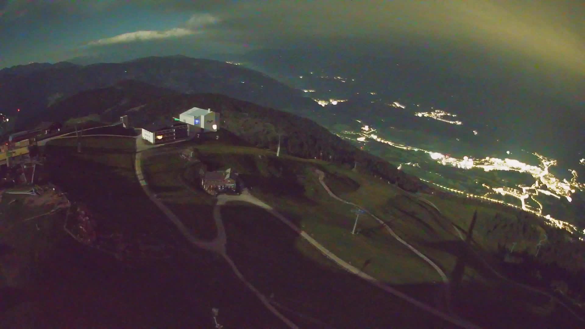 Kronplatz peak Ski resort | view to Bruneck