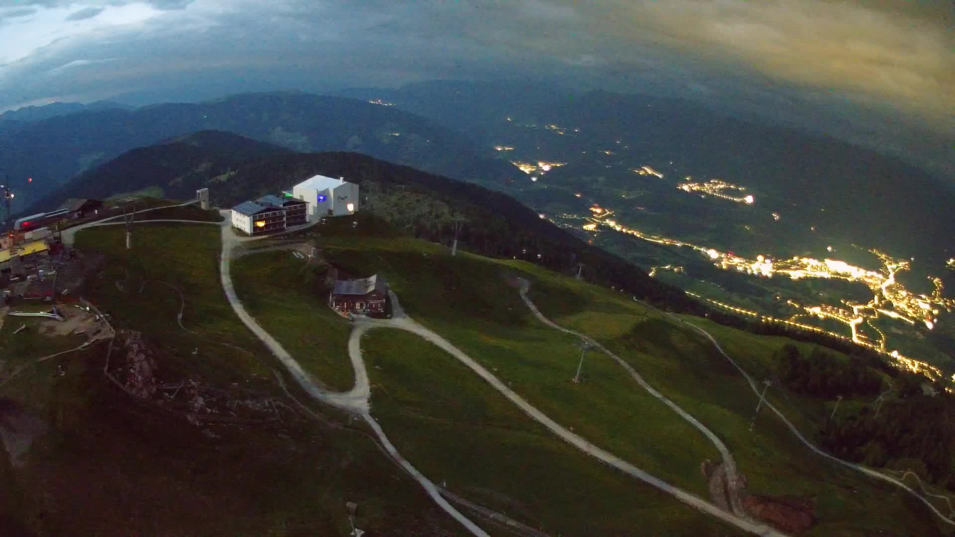 Kronplatz peak Ski resort | view to Bruneck