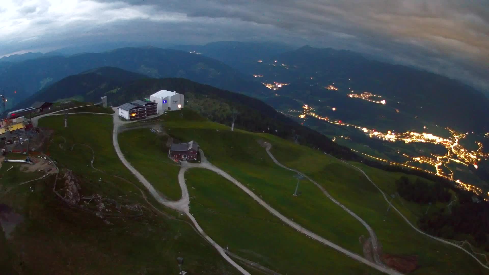Kronplatz peak Ski resort | view to Bruneck