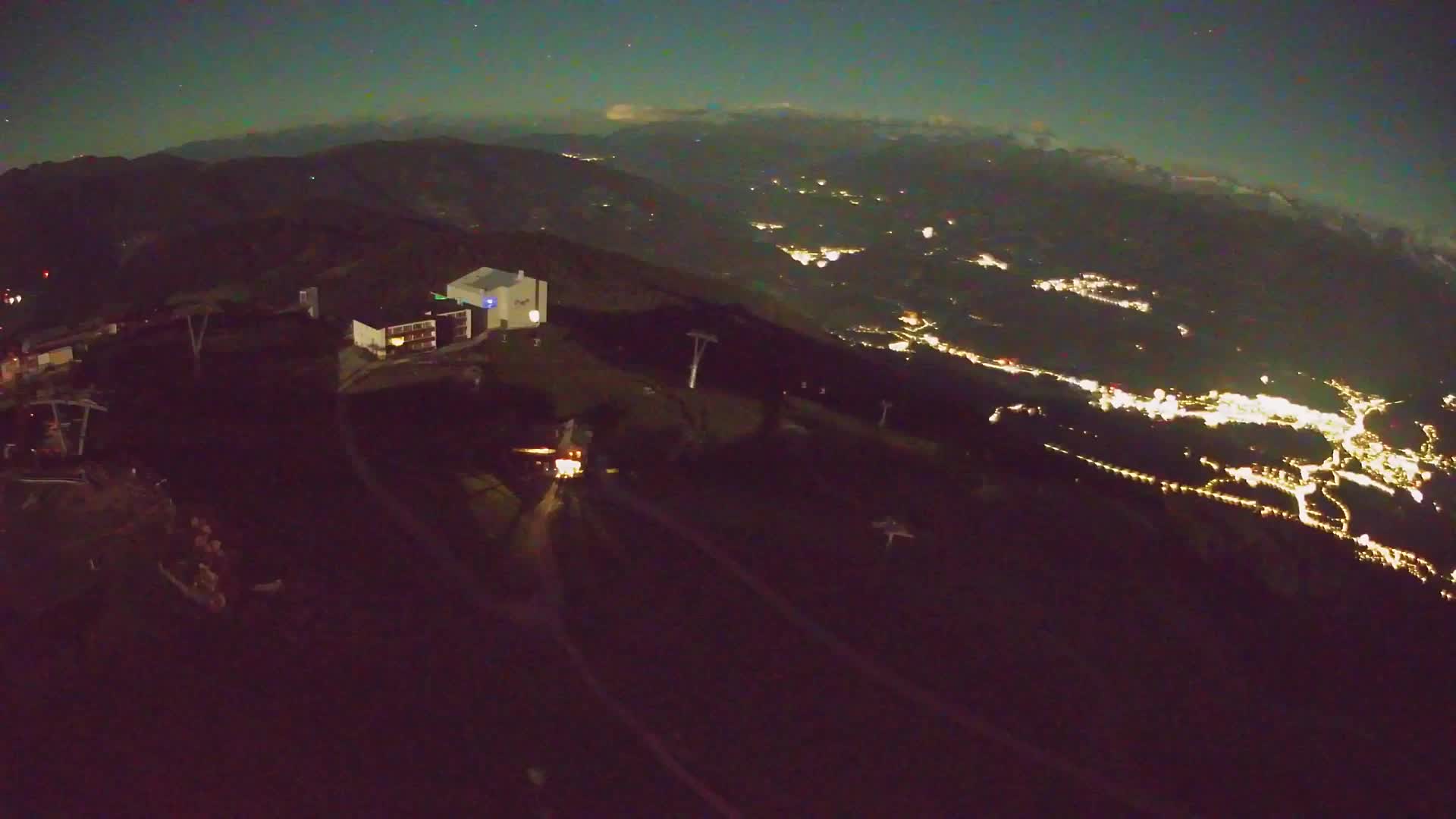 Kronplatz peak Ski resort | view to Bruneck