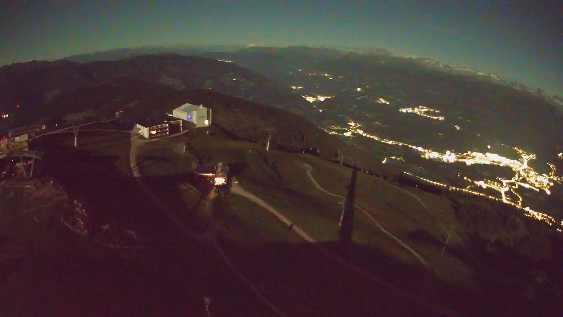 Kronplatz peak Ski resort | view to Bruneck