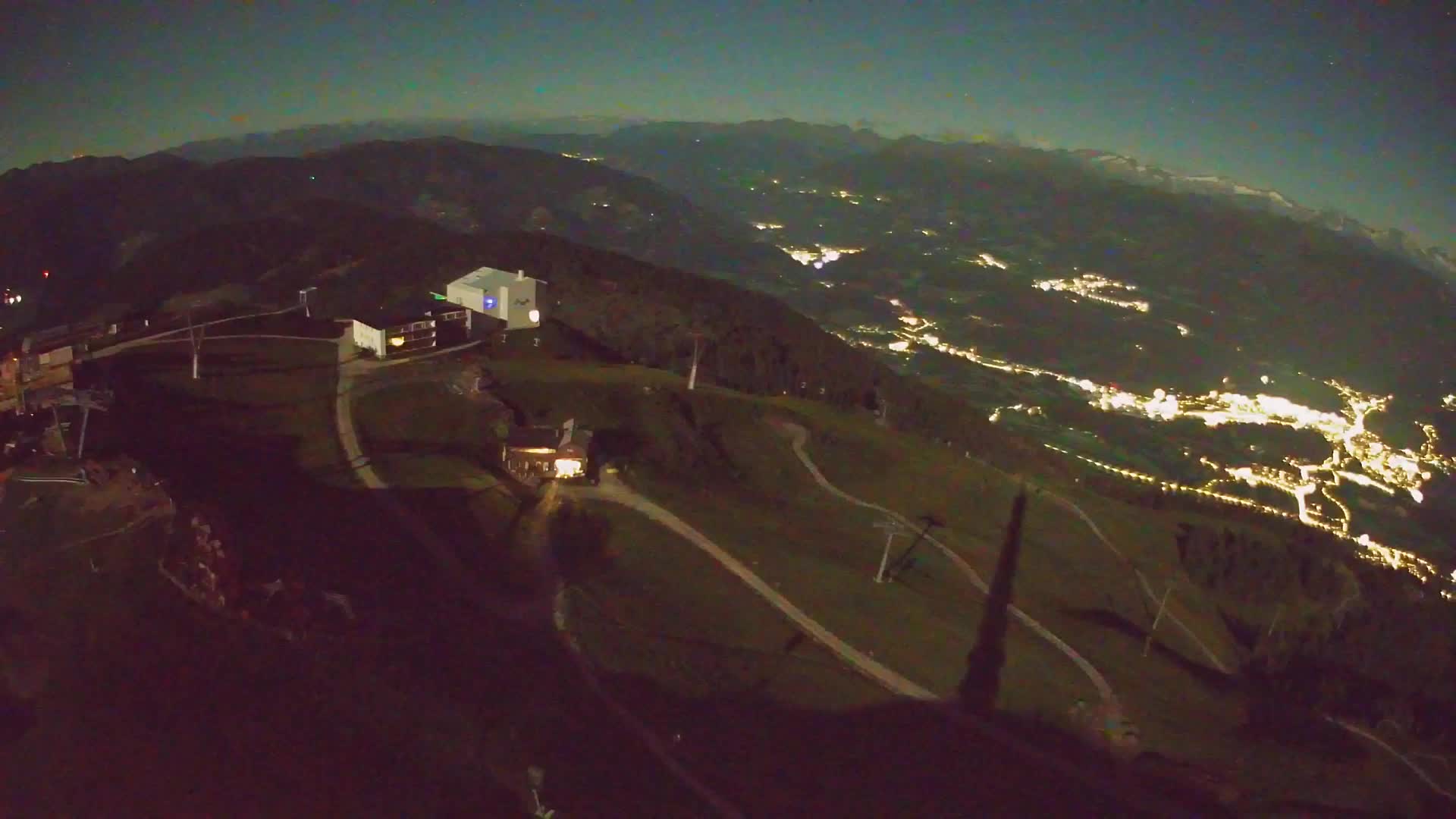 Kronplatz peak Ski resort | view to Bruneck